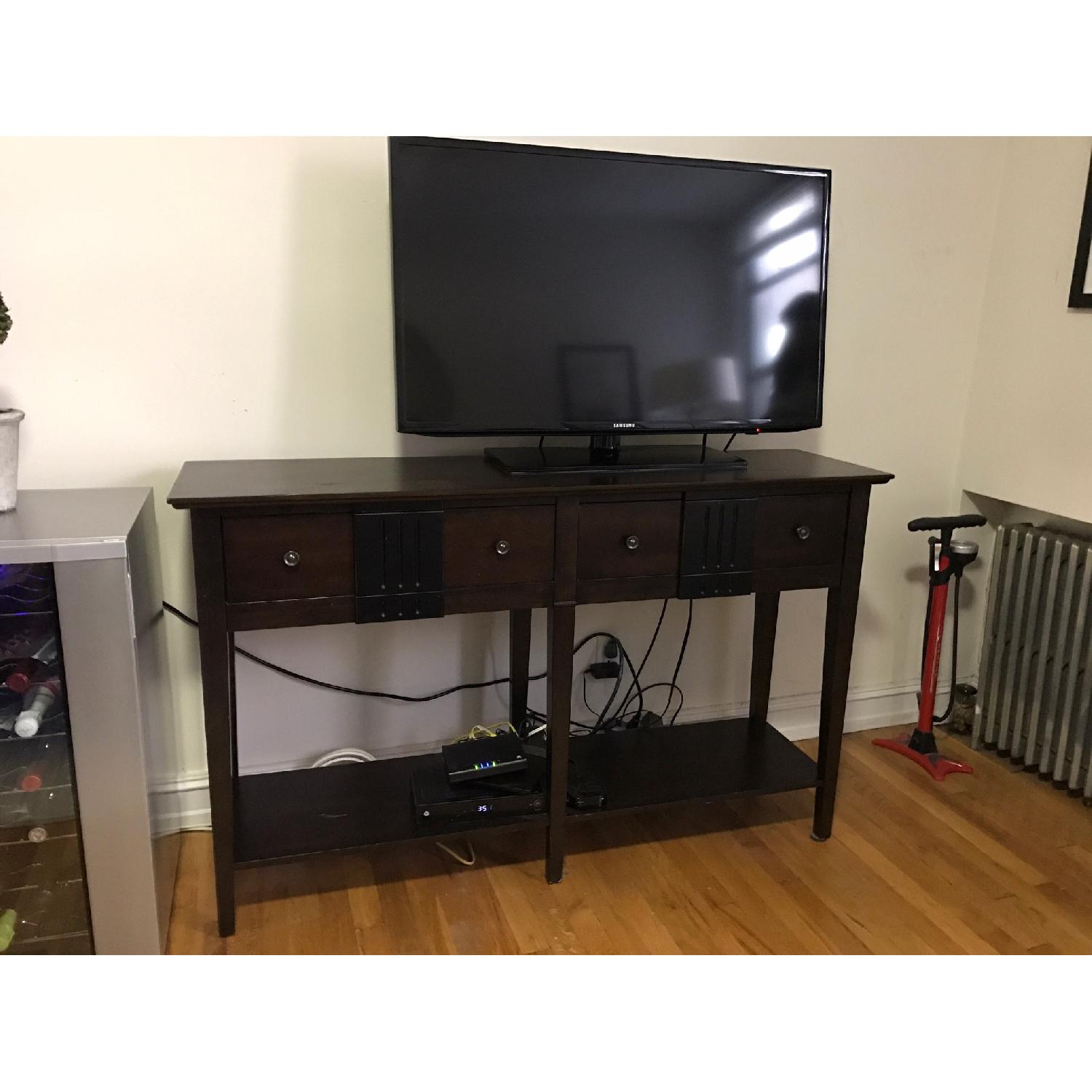 Pier 1 Wooden Console Table - image-1