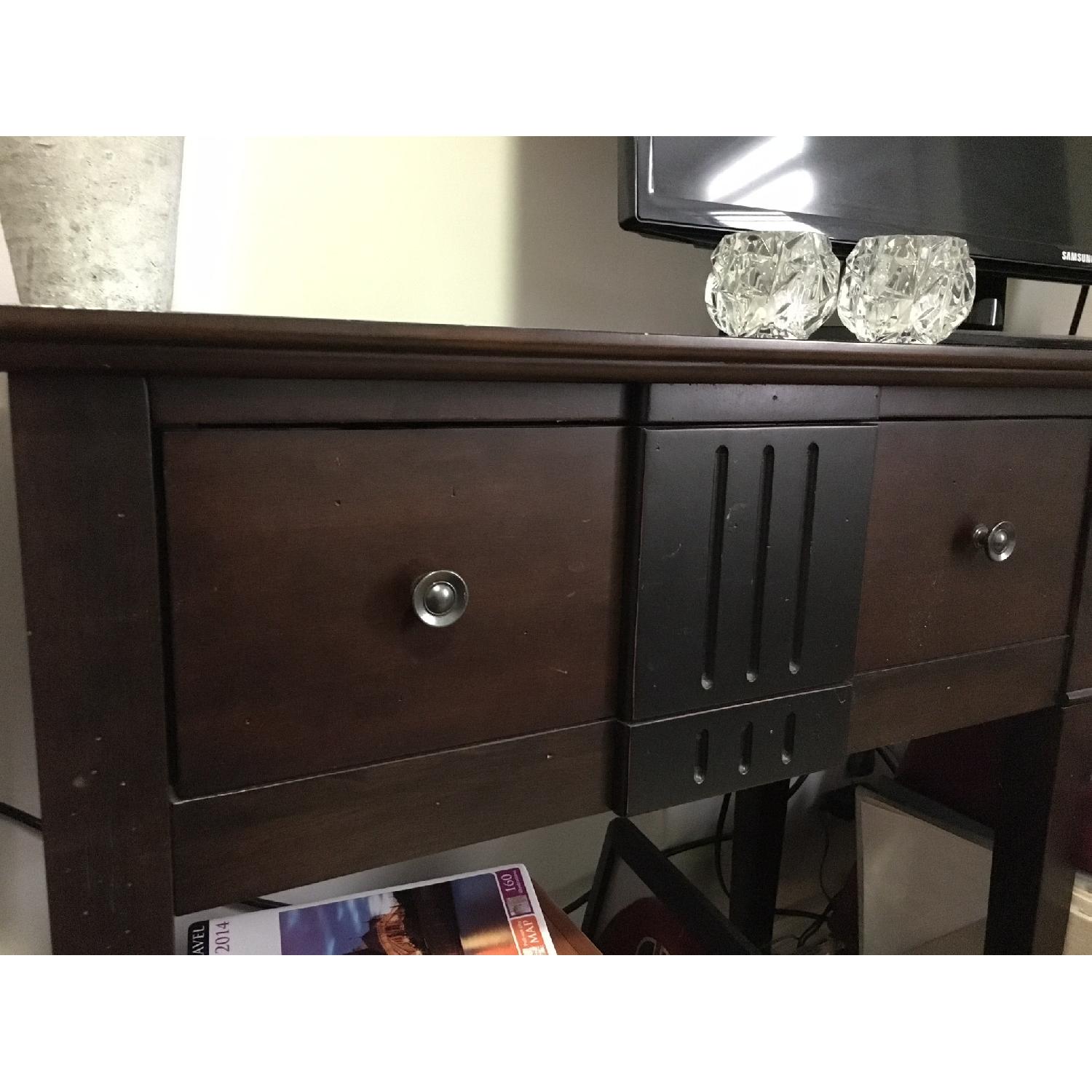 Pier 1 Wooden Console Table - image-2