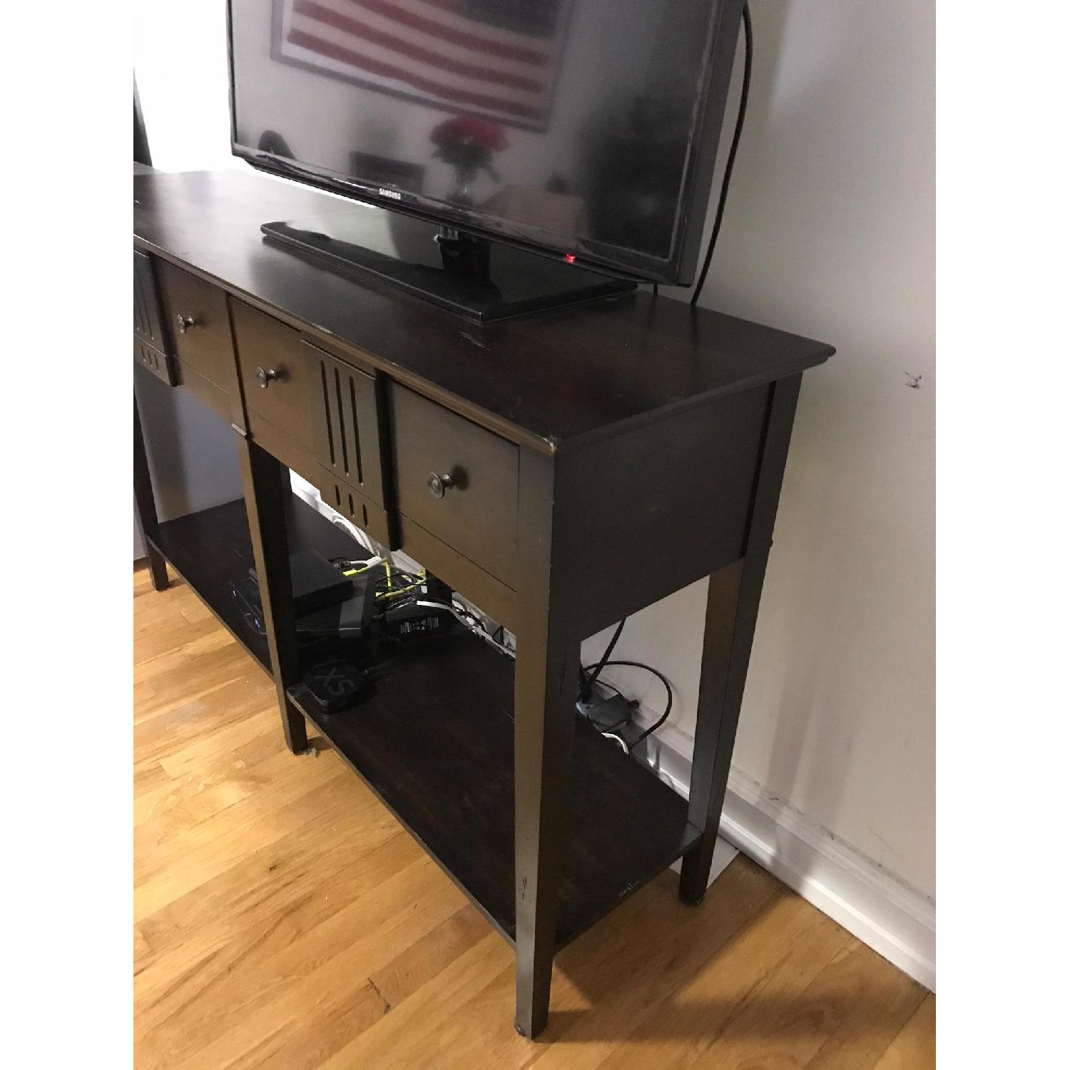 Pier 1 Wooden Console Table - image-3