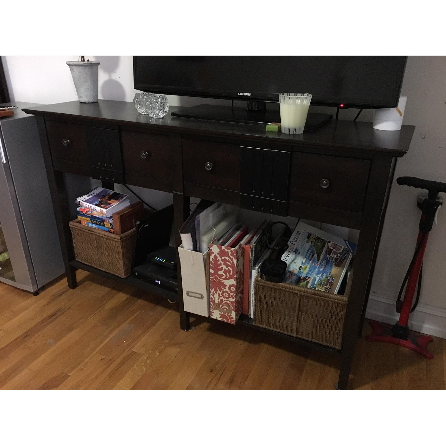 Pier 1 Wooden Console Table - image-6