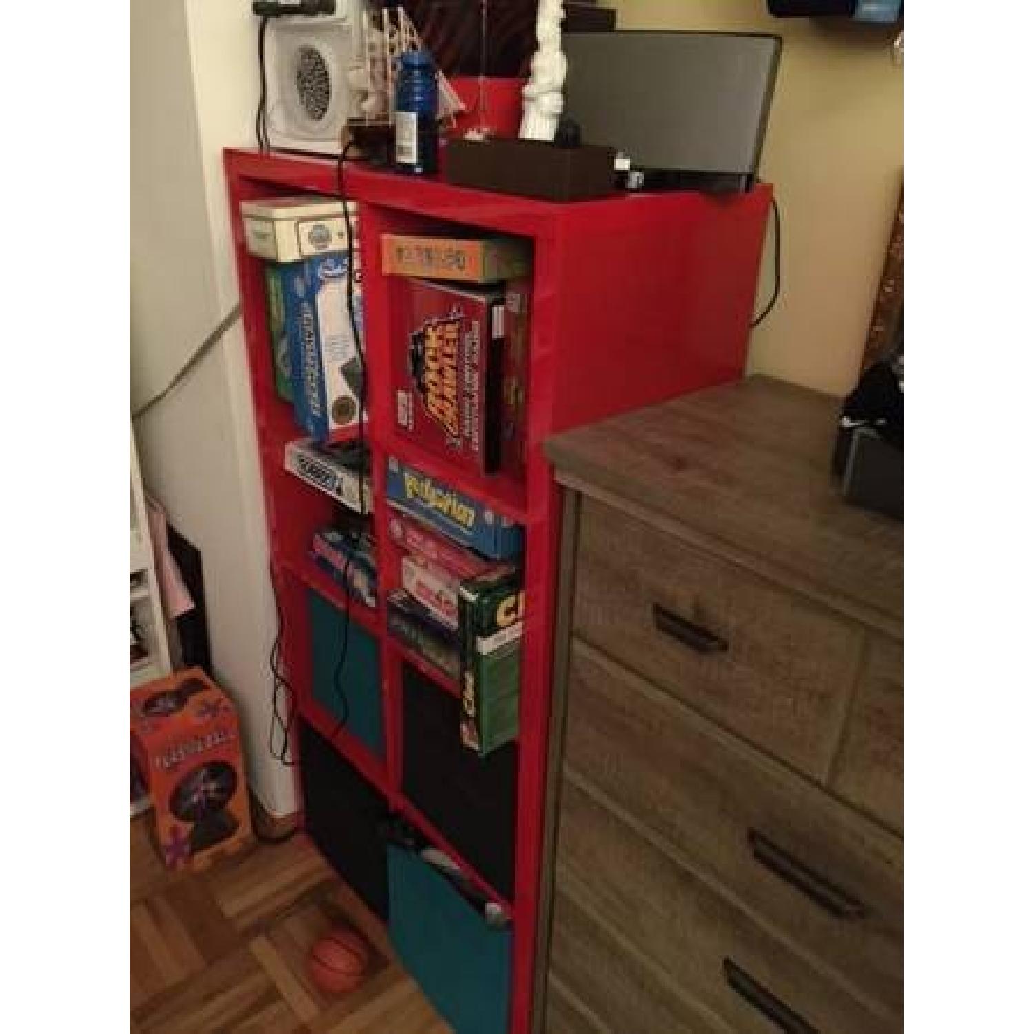 Ikea Shelving Unit w/ Cubbies AptDeco