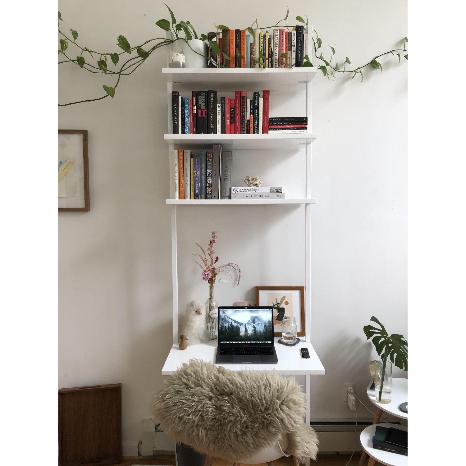 CB2 Stairway White Desk - image-1