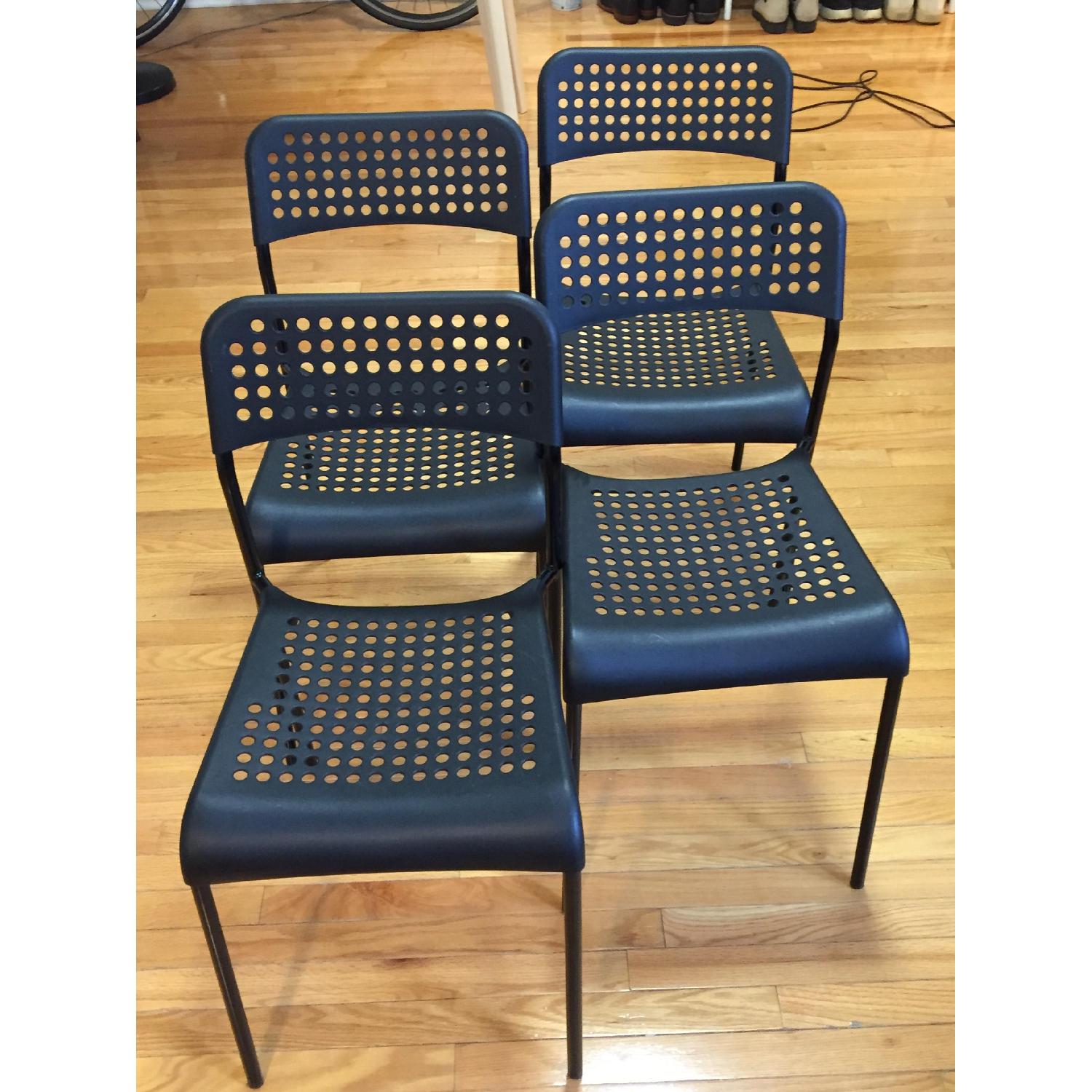 Ikea Adde Black Chairs - image-1