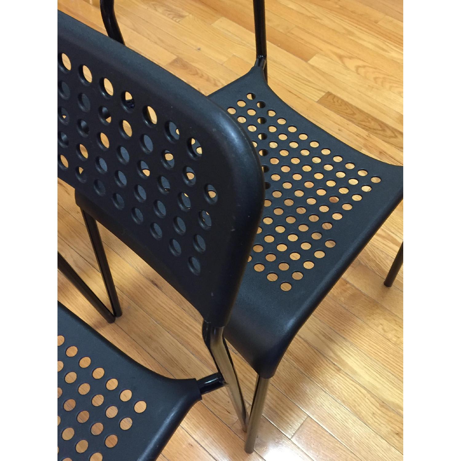Ikea Adde Black Chairs - image-6