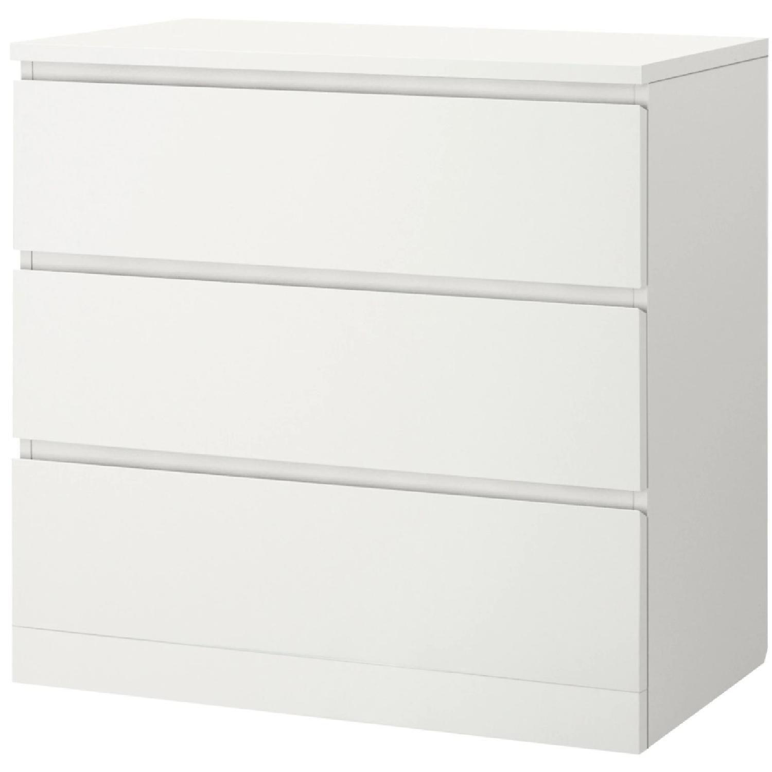 Ikea Malm 3-Drawer Dresser - image-0