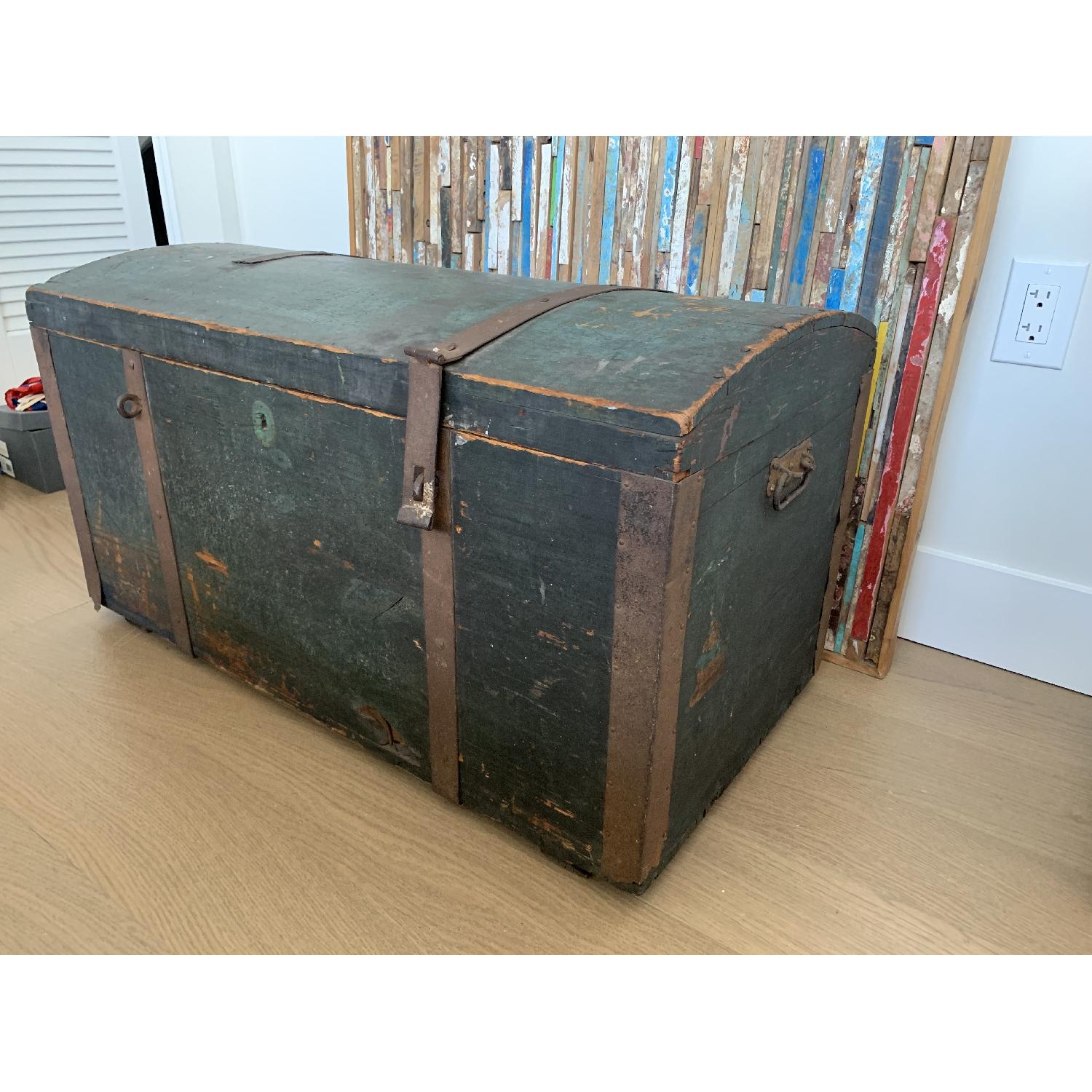Antique Steamer Trunk/Chest - image-2