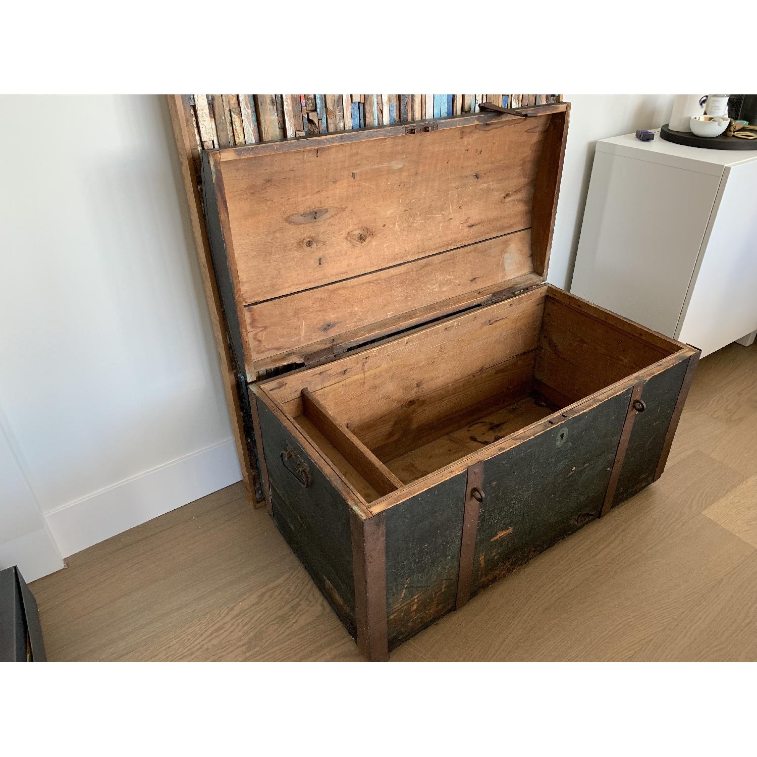 Antique Steamer Trunk/Chest - image-3