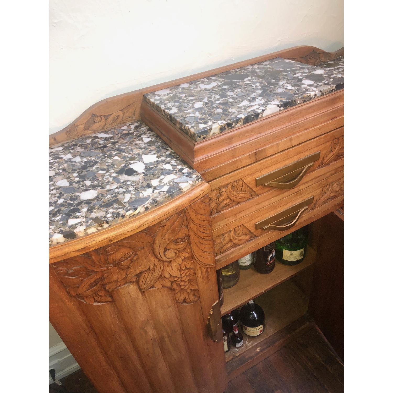 Antique Bar Cabinet - image-2