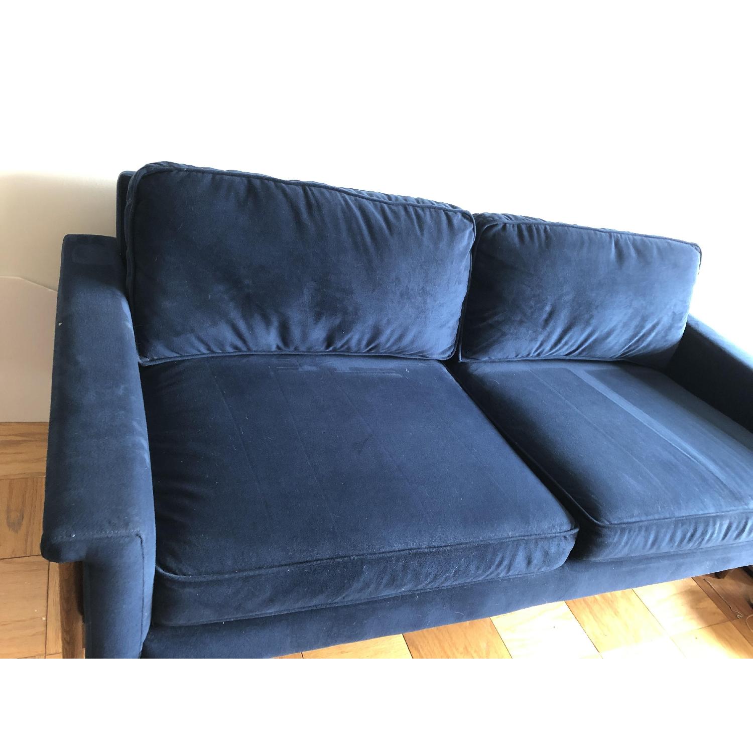 West Elm Leon Wood Frame Loveseat - image-2