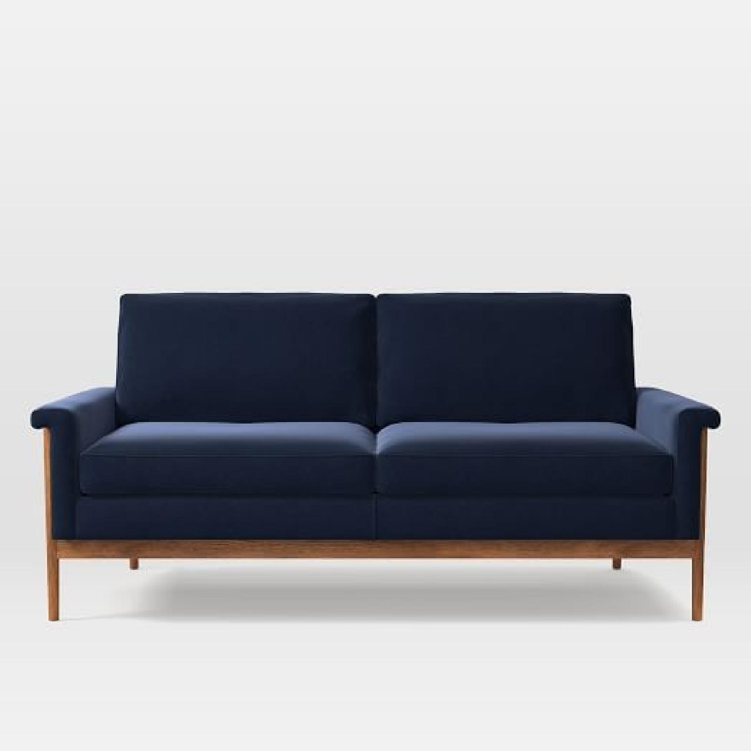 West Elm Leon Wood Frame Loveseat - image-4