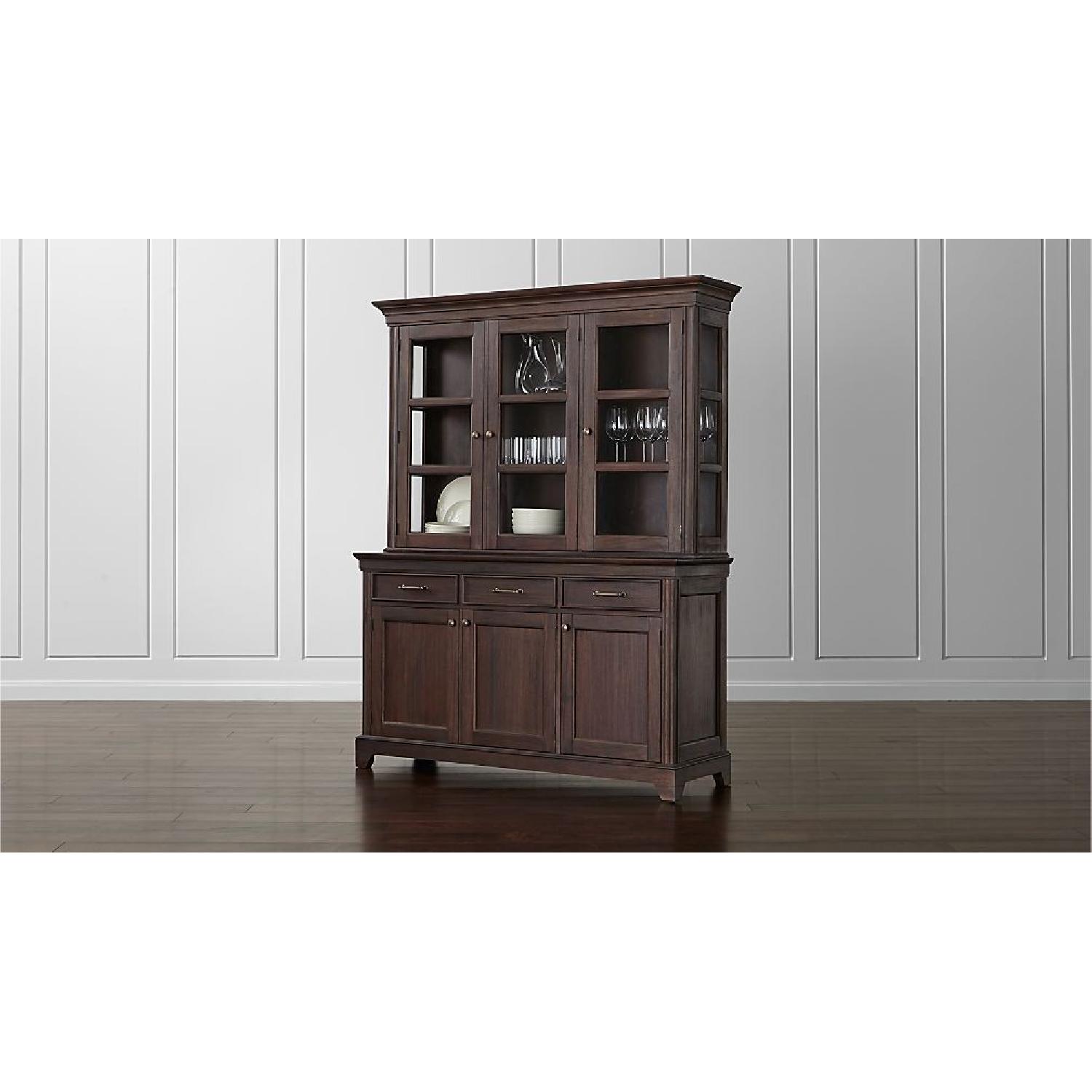 Crate & Barrel Buffet w/ Hutch - image-2