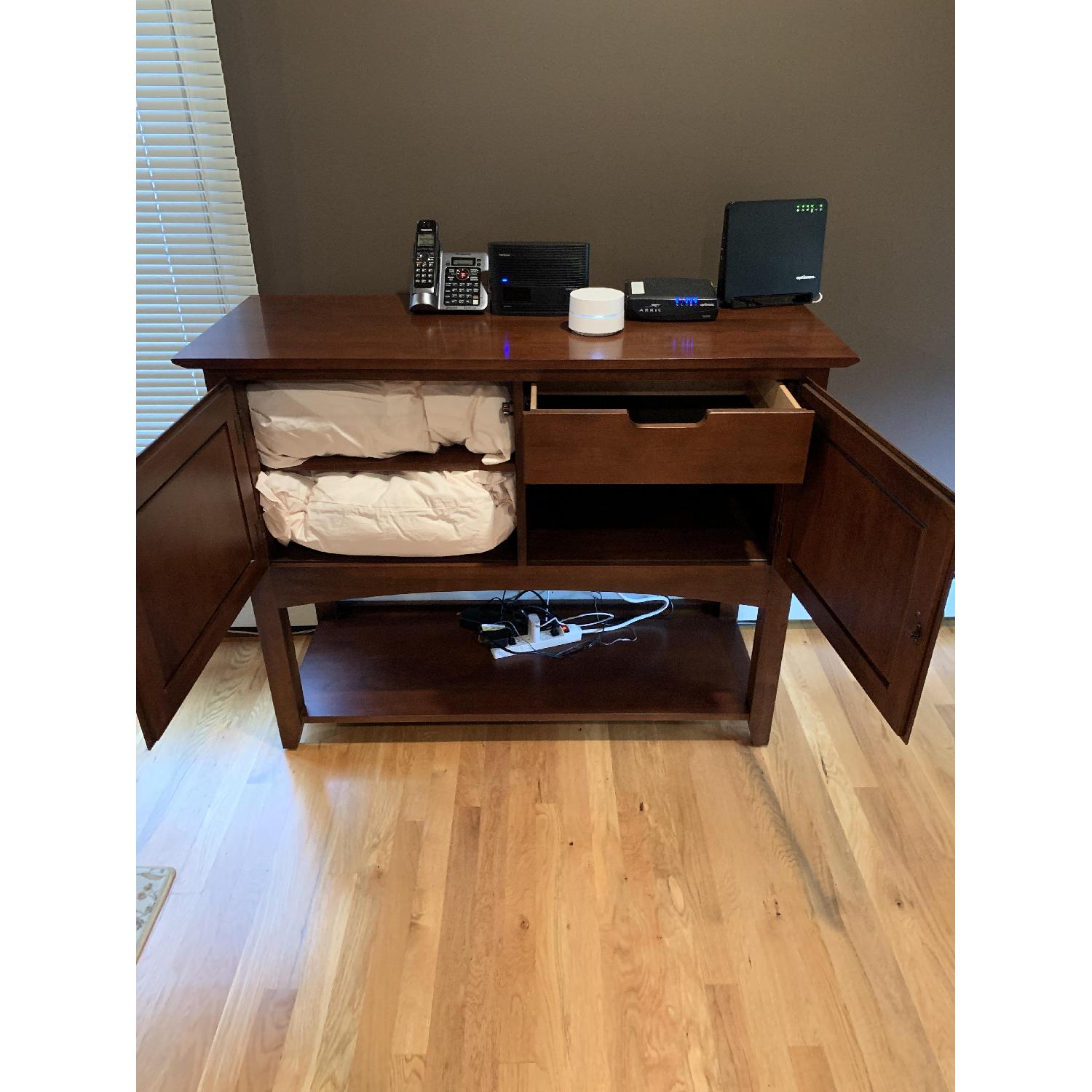 Ethan Allen Console Storage Table - image-6