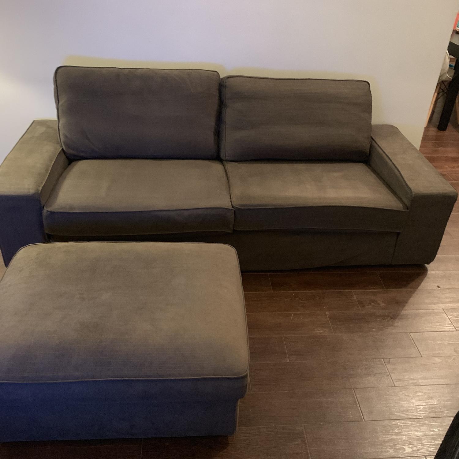 Ikea Kivik Sofa & Ottoman AptDeco