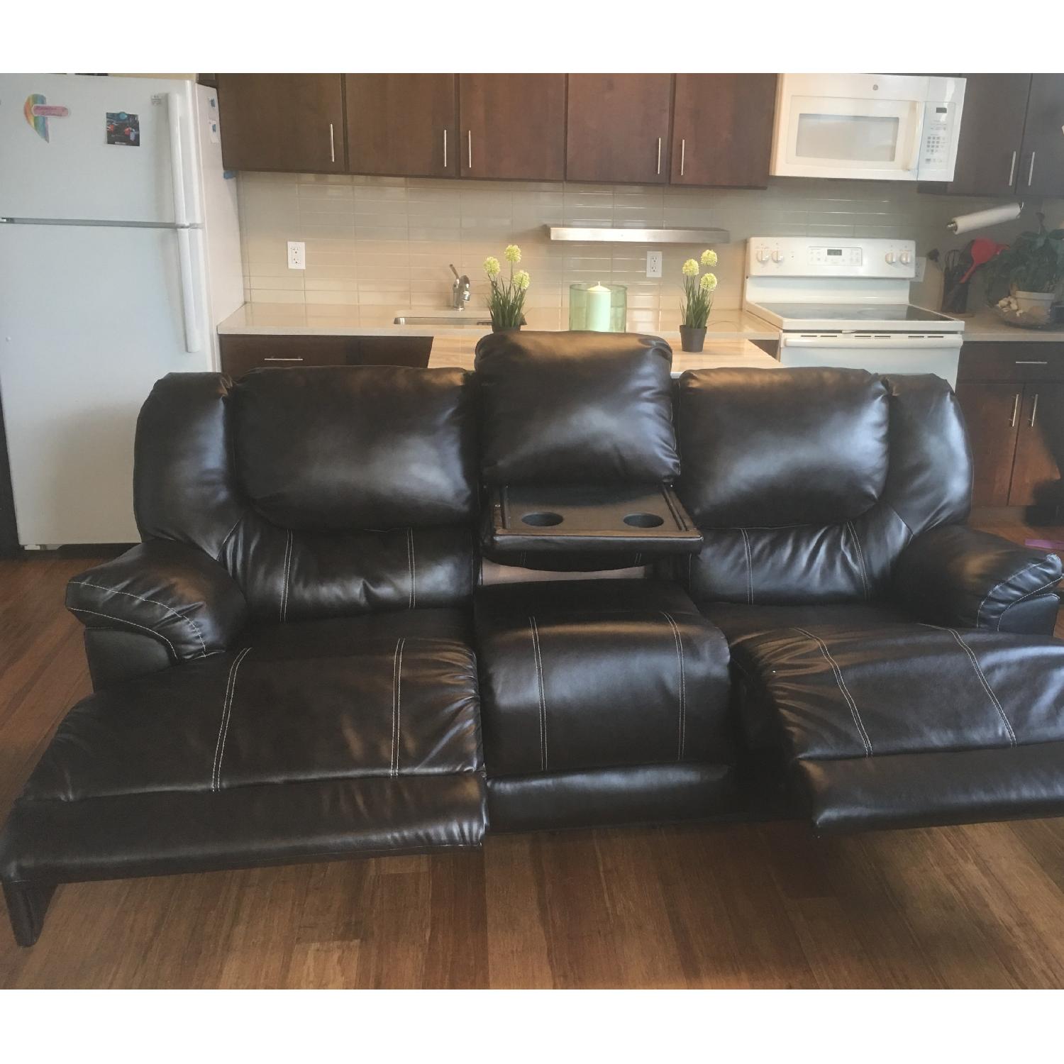 Bingo Brown Motion Reclining Sofa - image-2