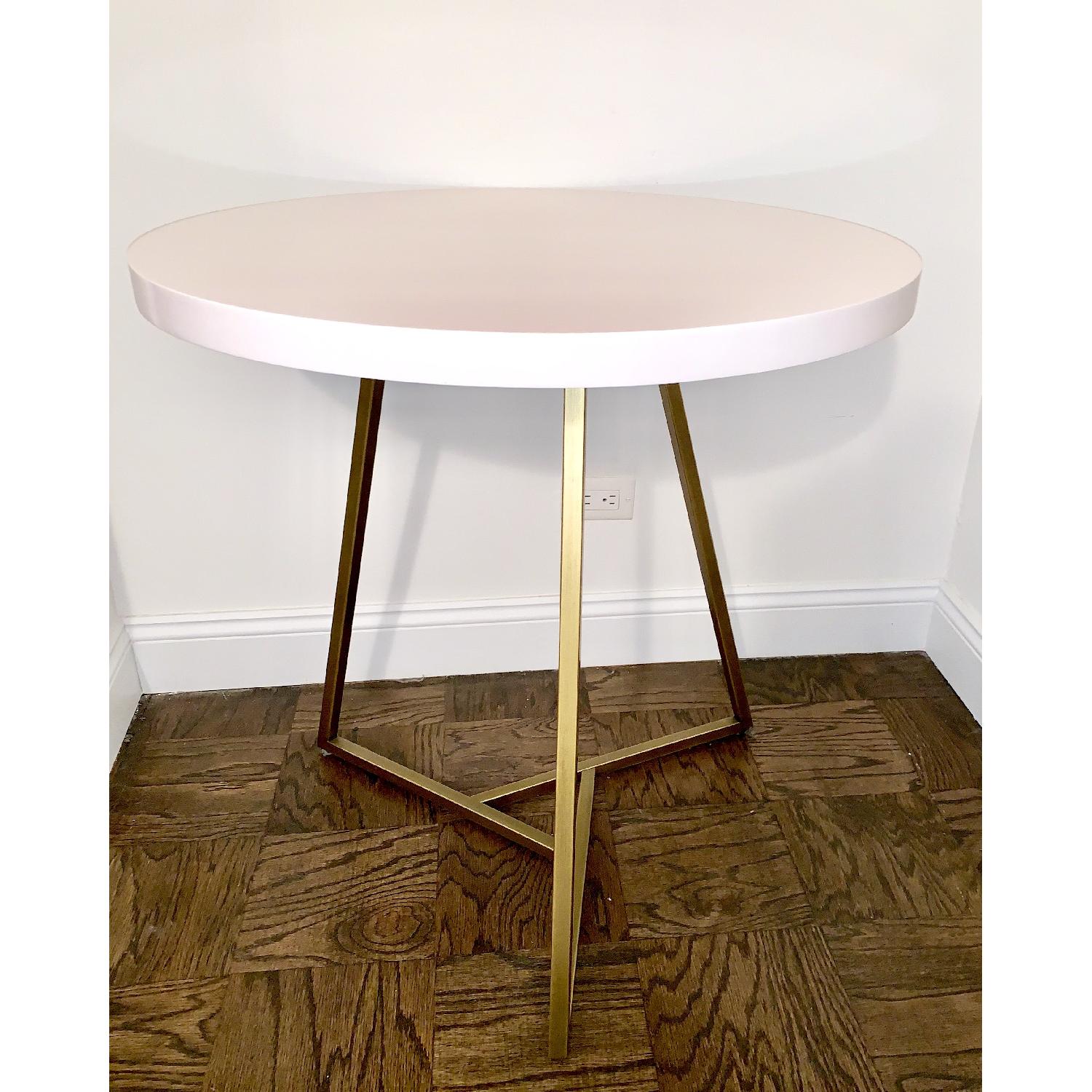 West Elm Lacquer Top Cafe Table - image-1