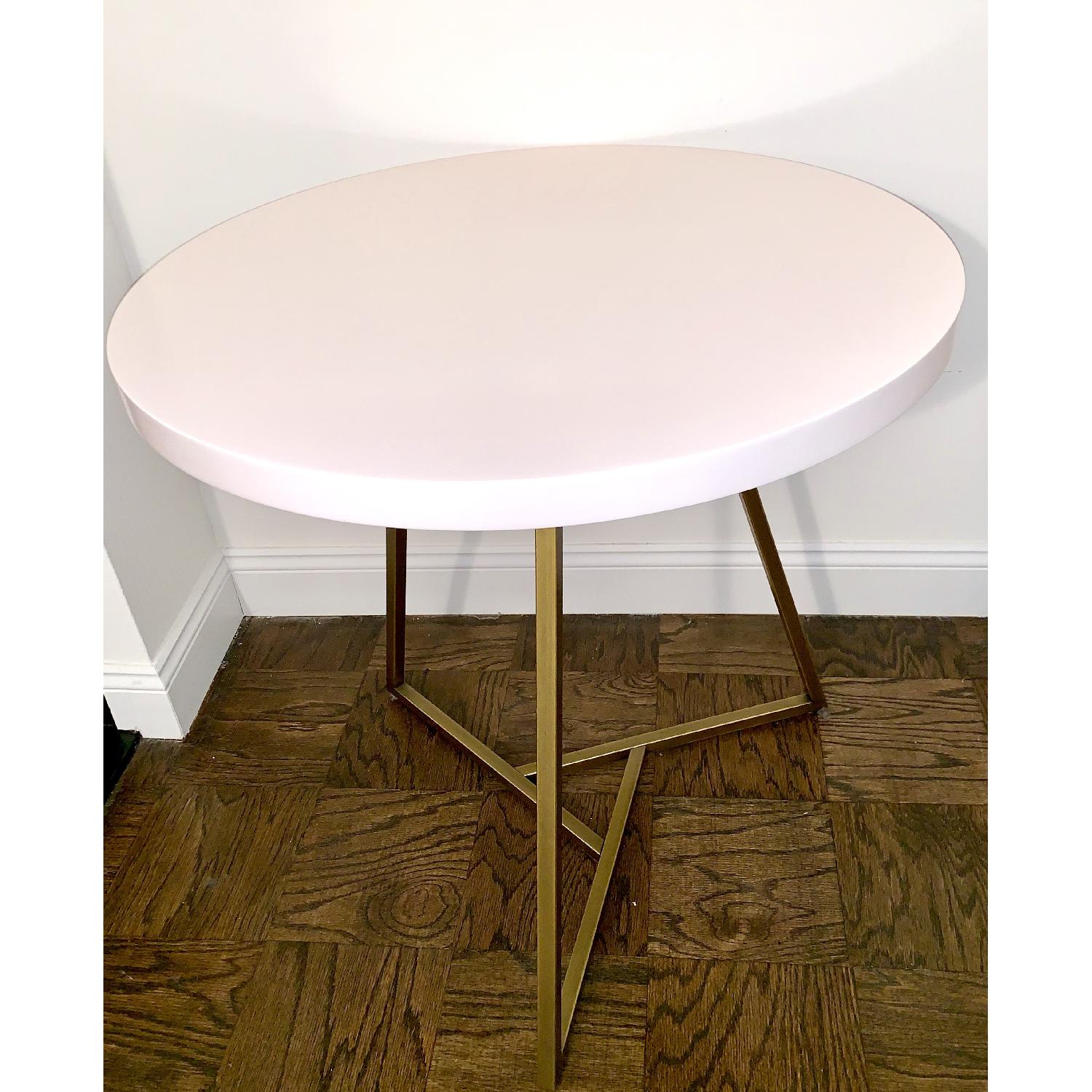 West Elm Lacquer Top Cafe Table - image-2