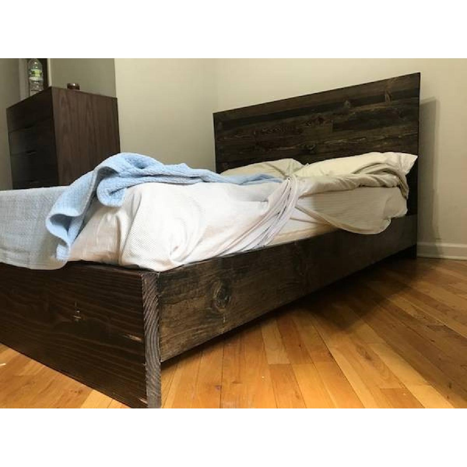Custom Made Solid Walnut Platform Bed - image-4