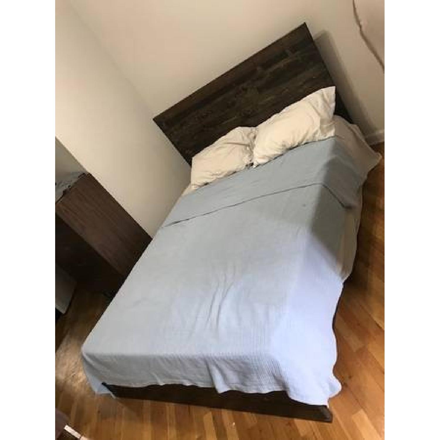 Custom Made Solid Walnut Platform Bed - image-5