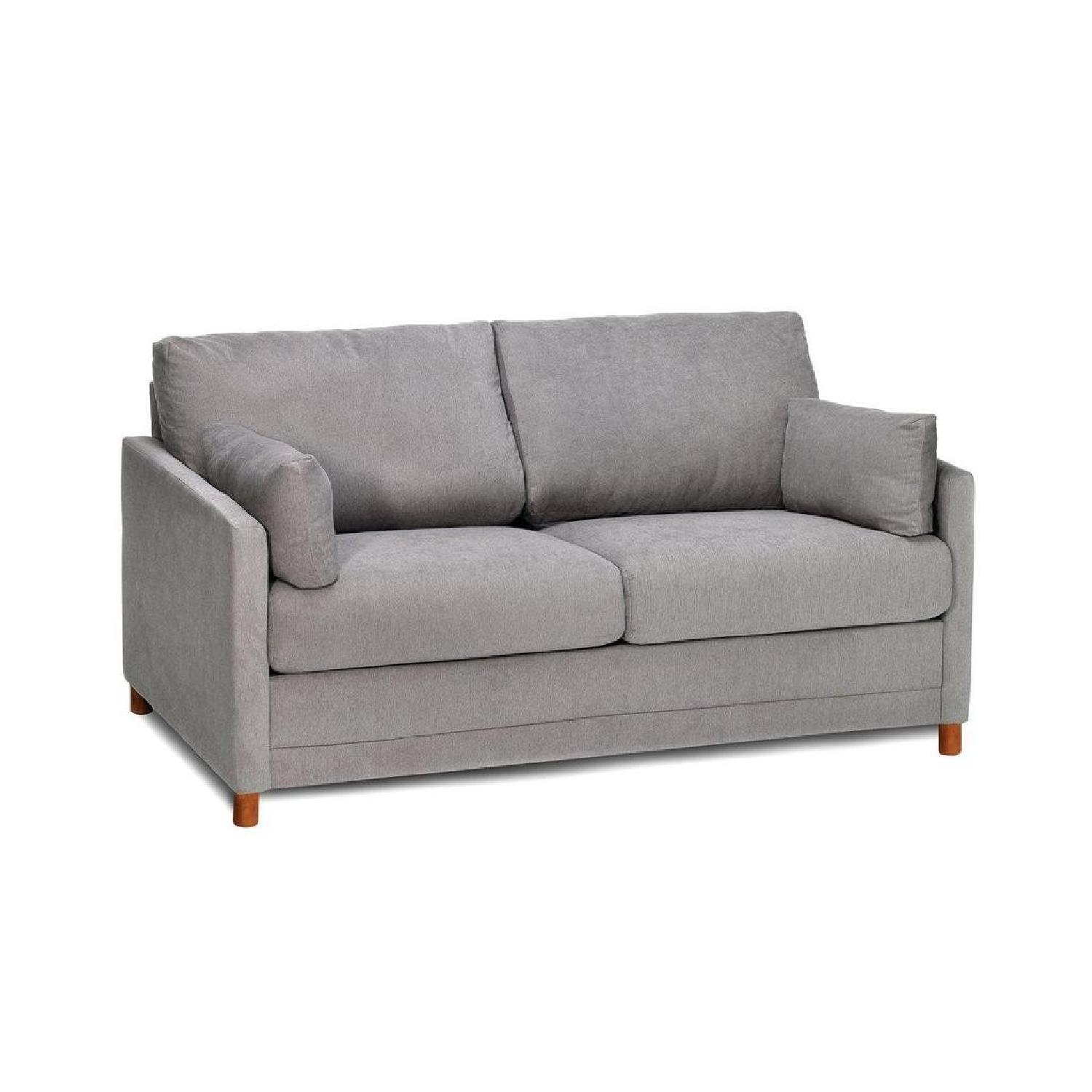 Jennifer Convertibles Modern Full Sleeper Sofa in Grey - image-1