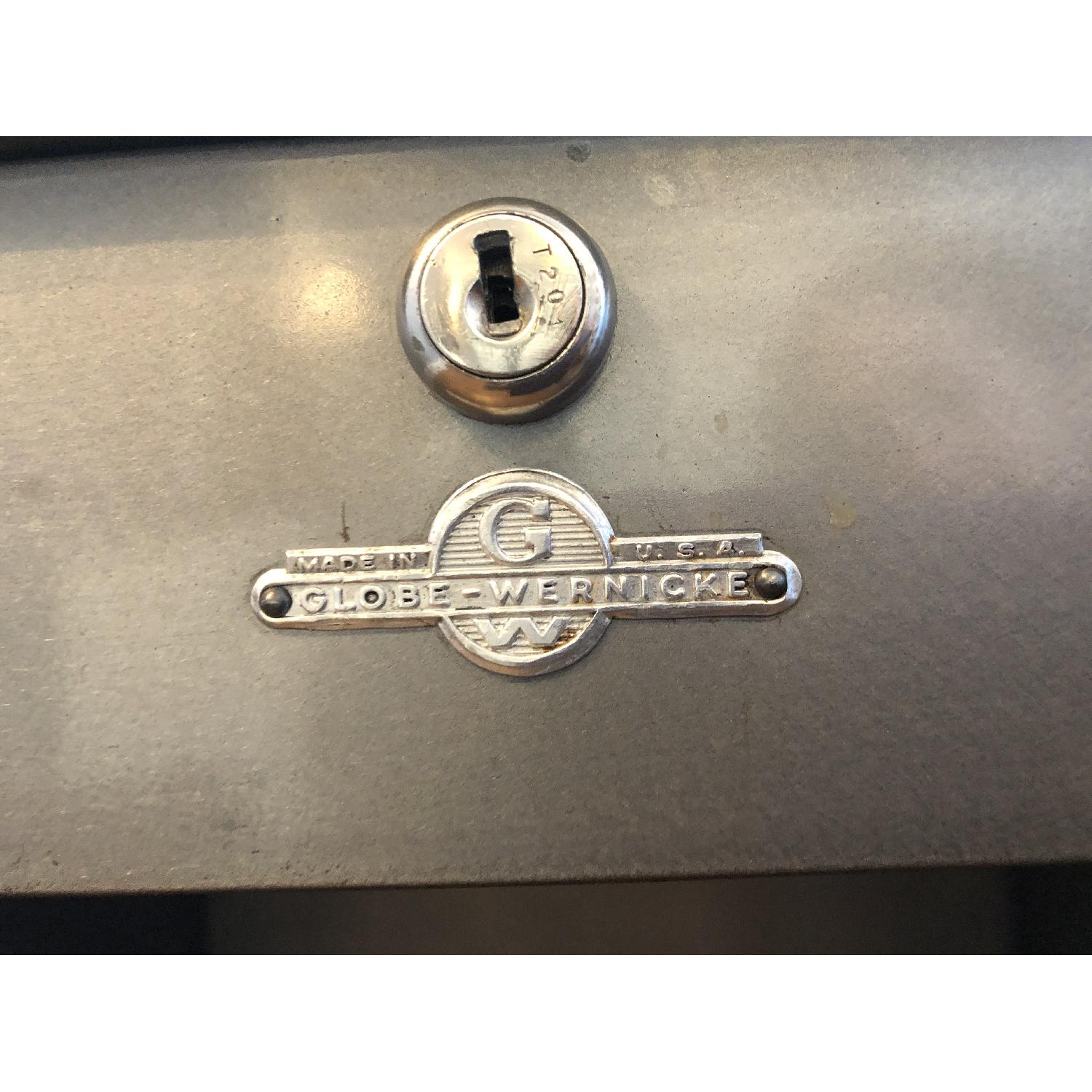 Vintage Mid Century Brushed Steel Tanker Desk - image-4