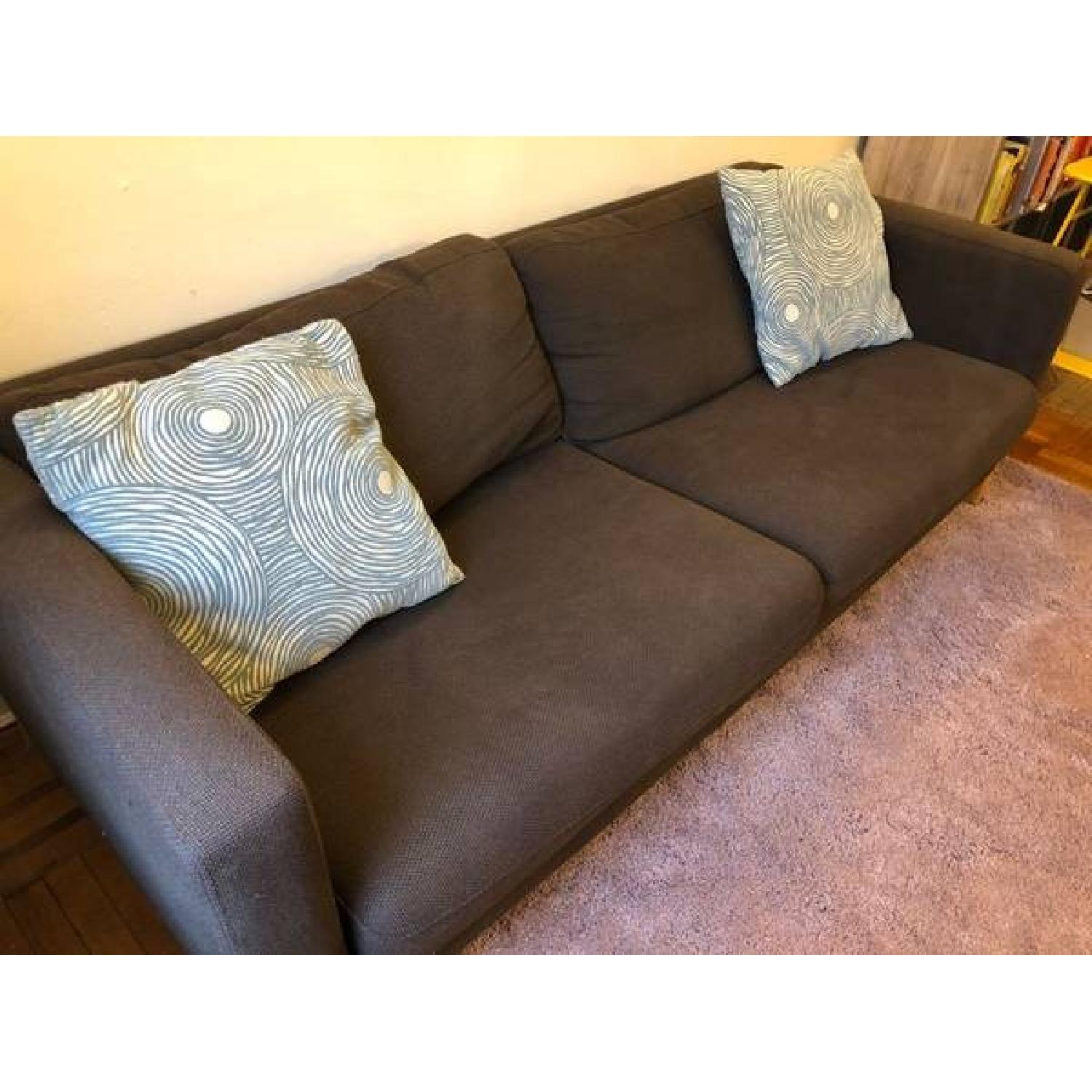 Ikea Karlstad Brown Sofa - image-3