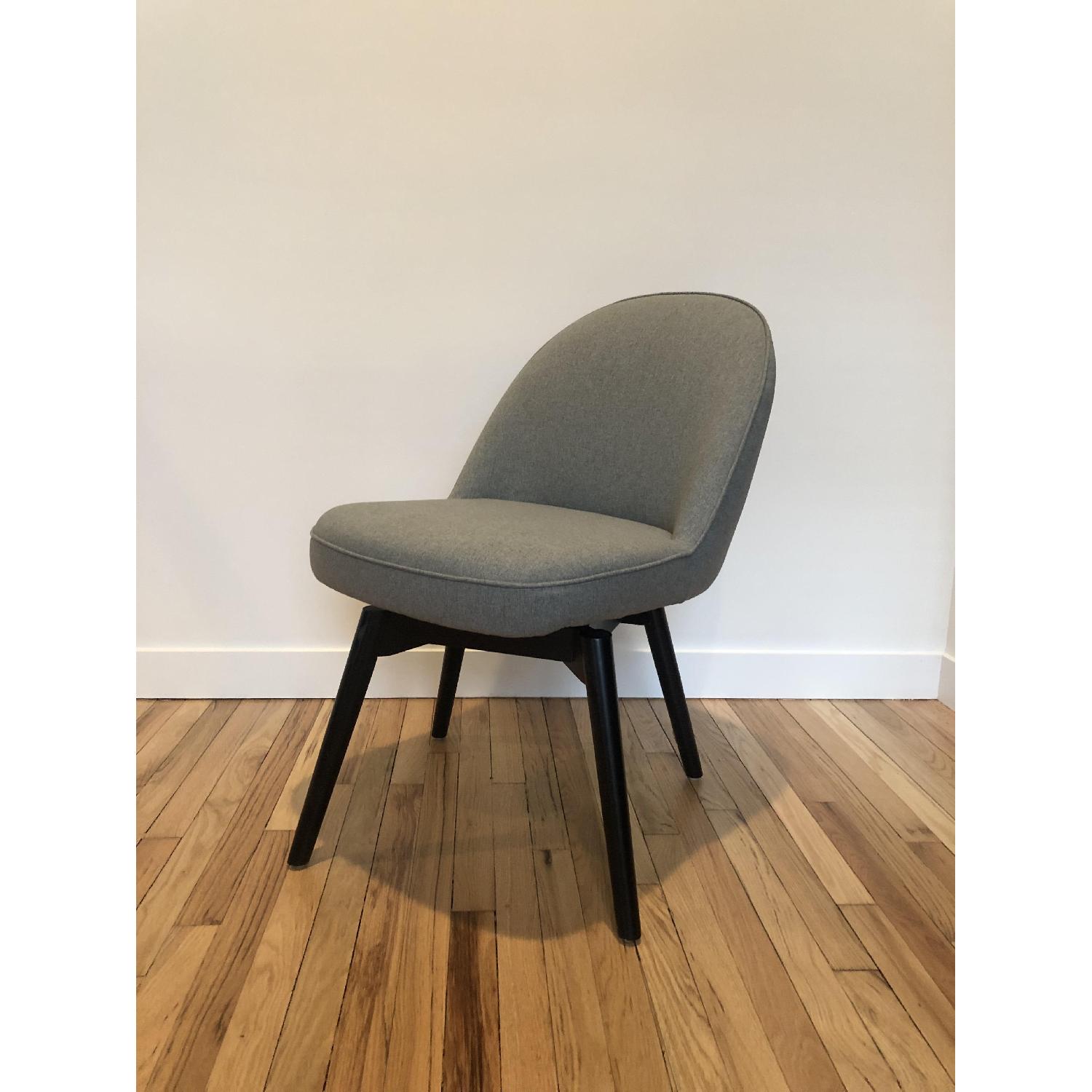 Arhaus Emily Grey Swivel Chairs - image-3
