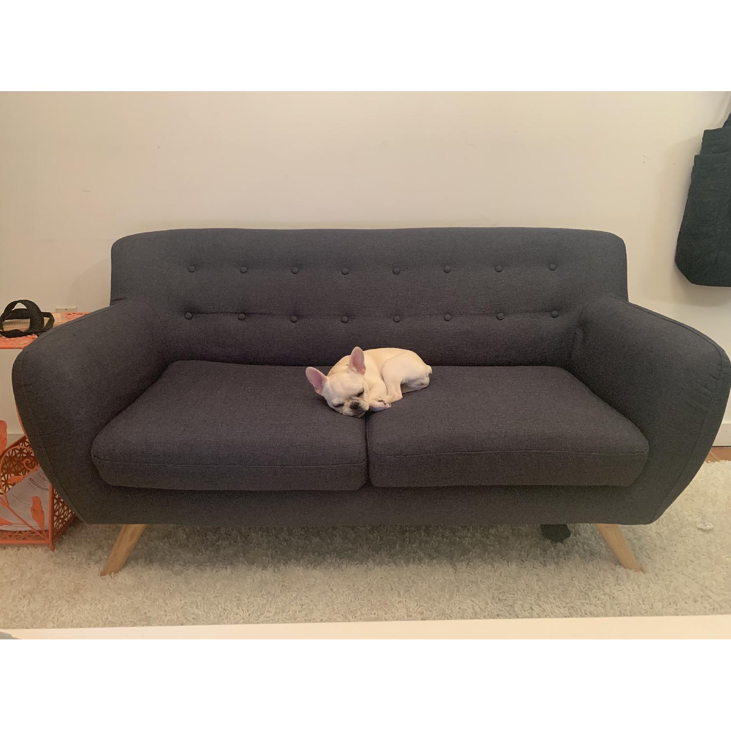 Divano Roma Mid Century Modern Loveseat - image-1