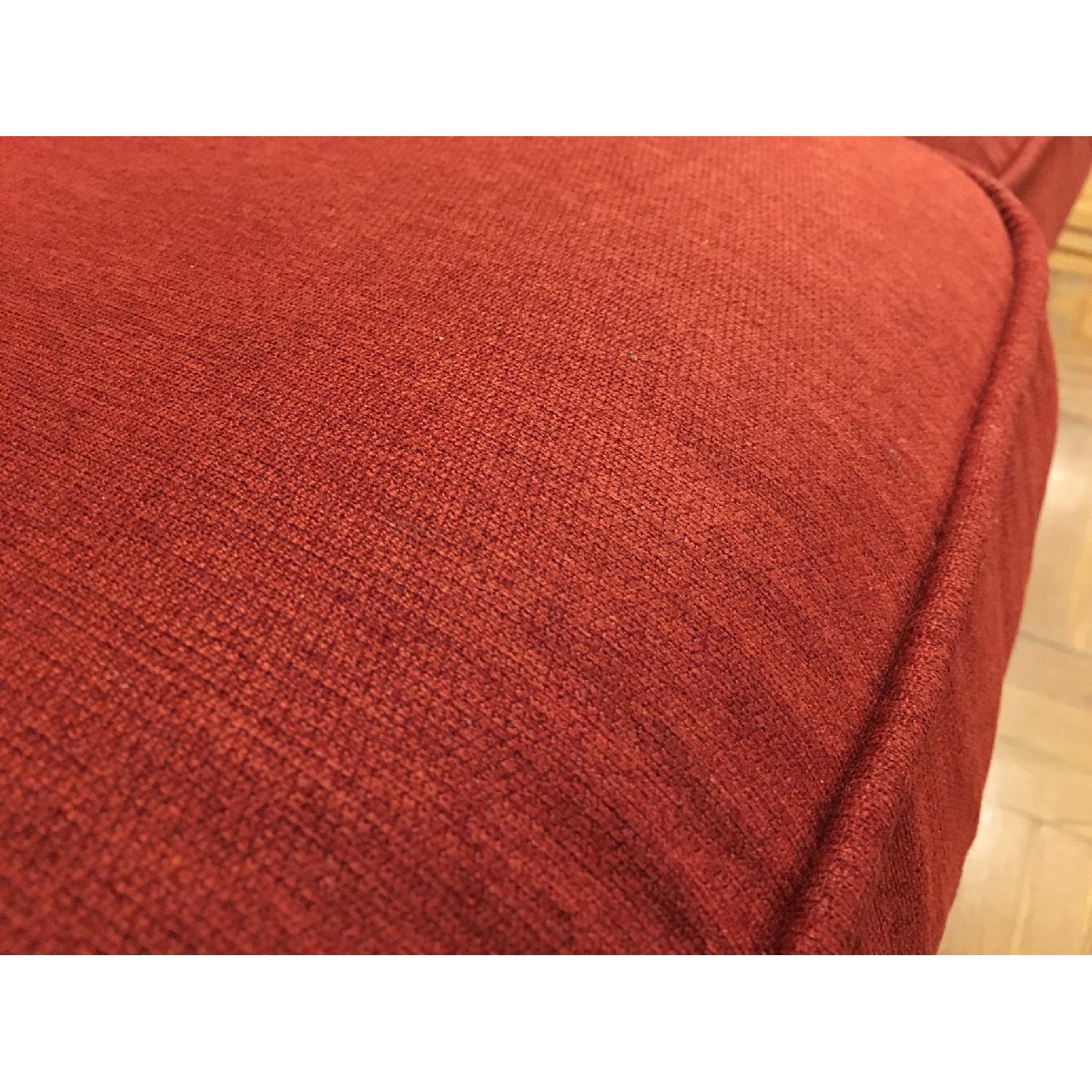Bob's Red Oversized Sofa w/ Memory Foam Seating - image-2
