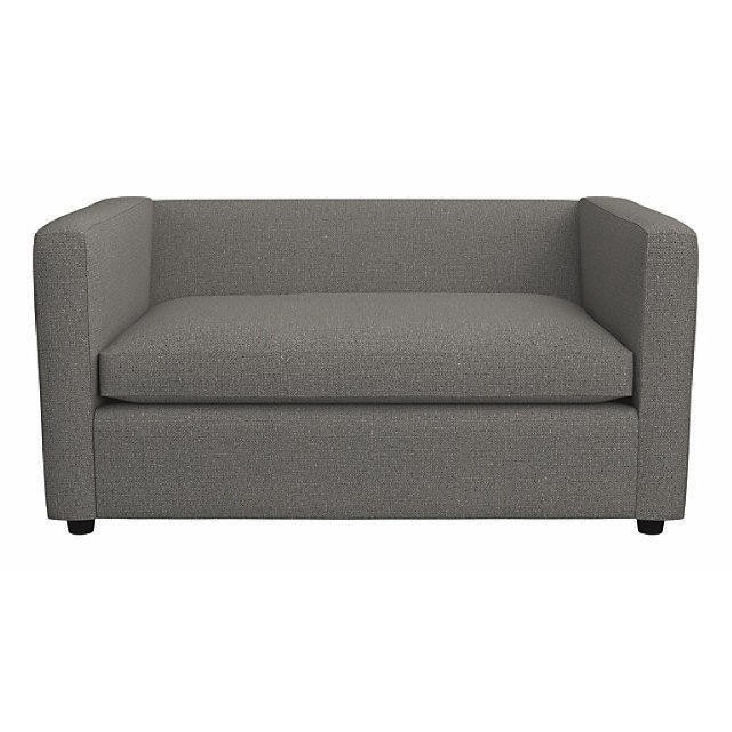 CB2 Movie Salt Pepper Twin Sleeper Sofa
