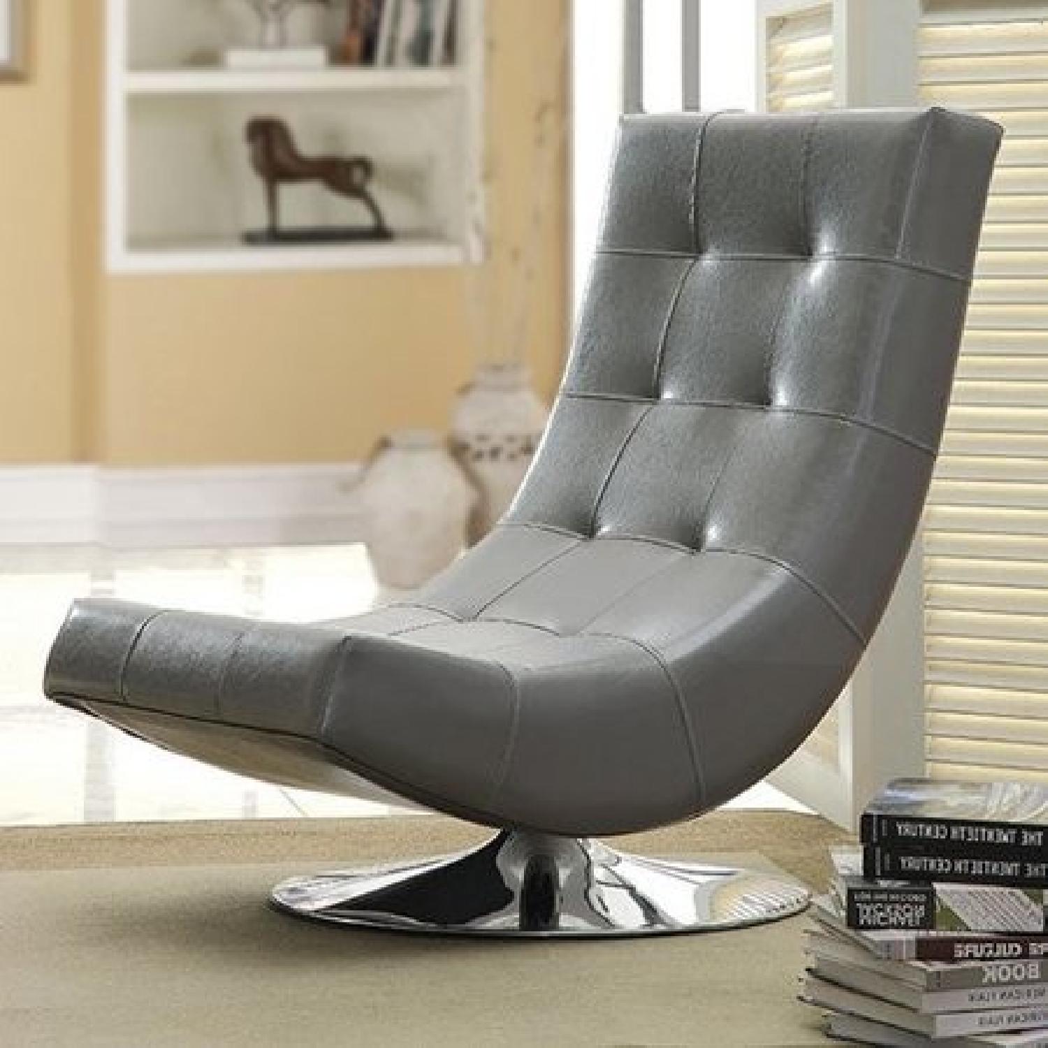 Orren Ellis Modern Swivel Lounge Chair - image-5