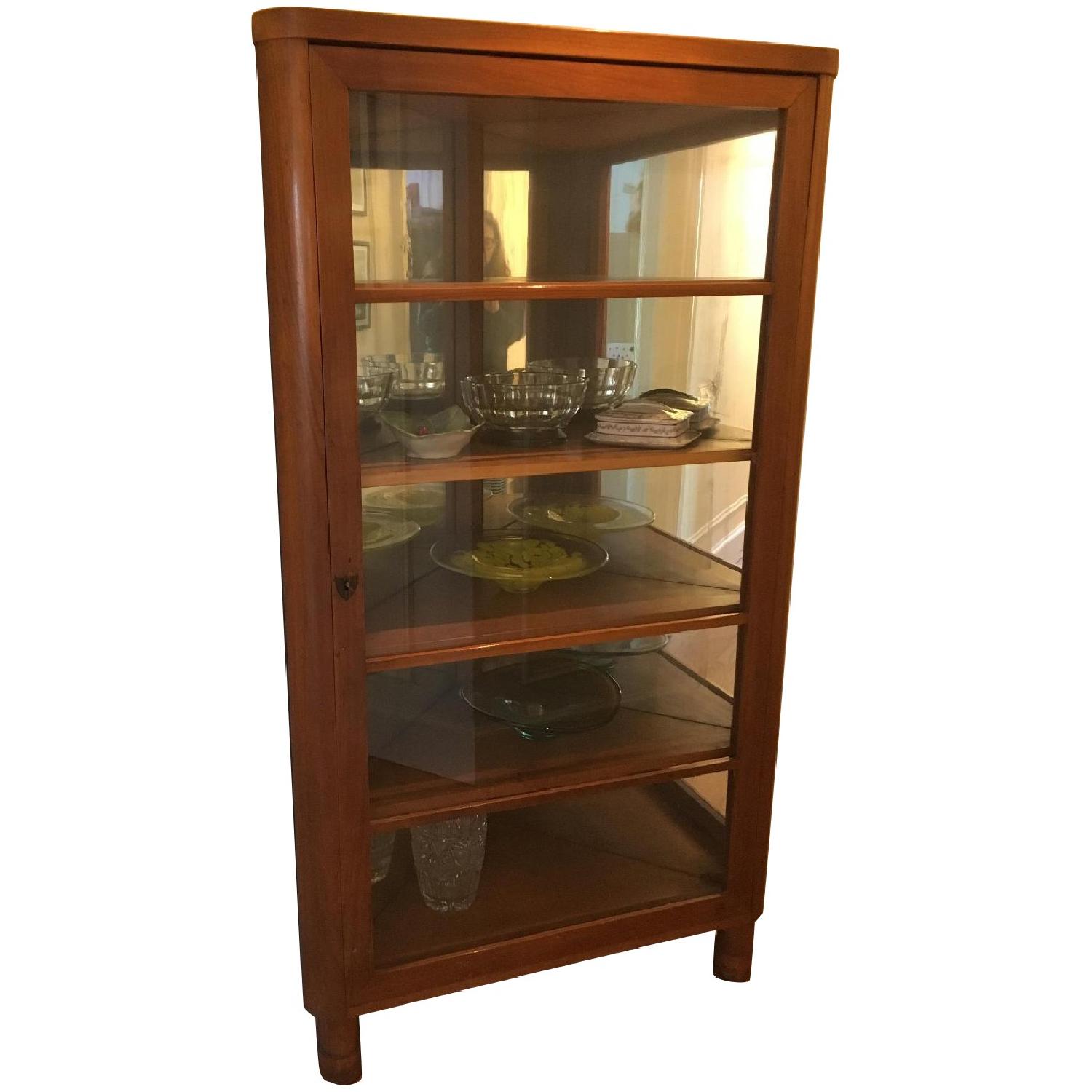 MidCentury GlassFront Corner AptDeco