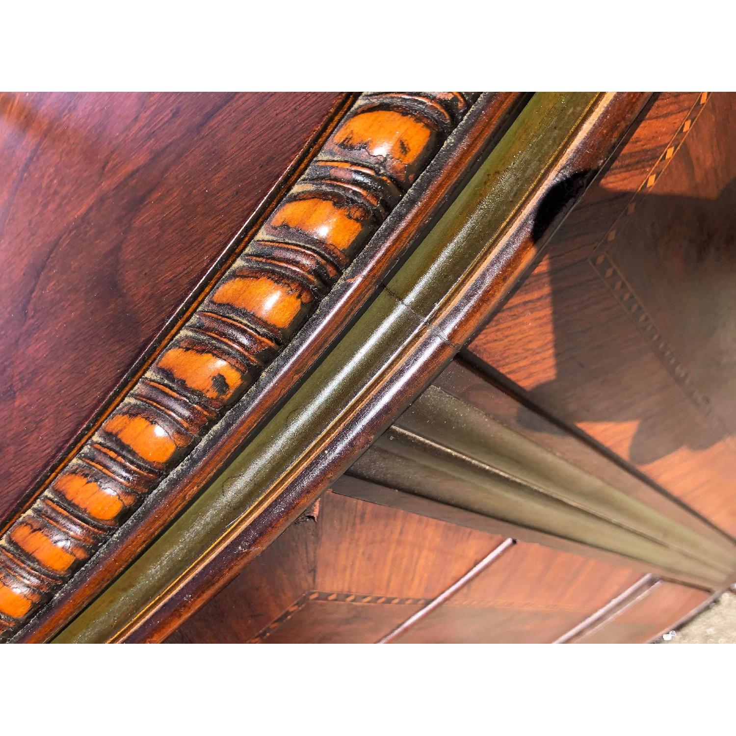 Antique 1920s Half Moon Inlaid Dresser w/ Original Handles - image-15