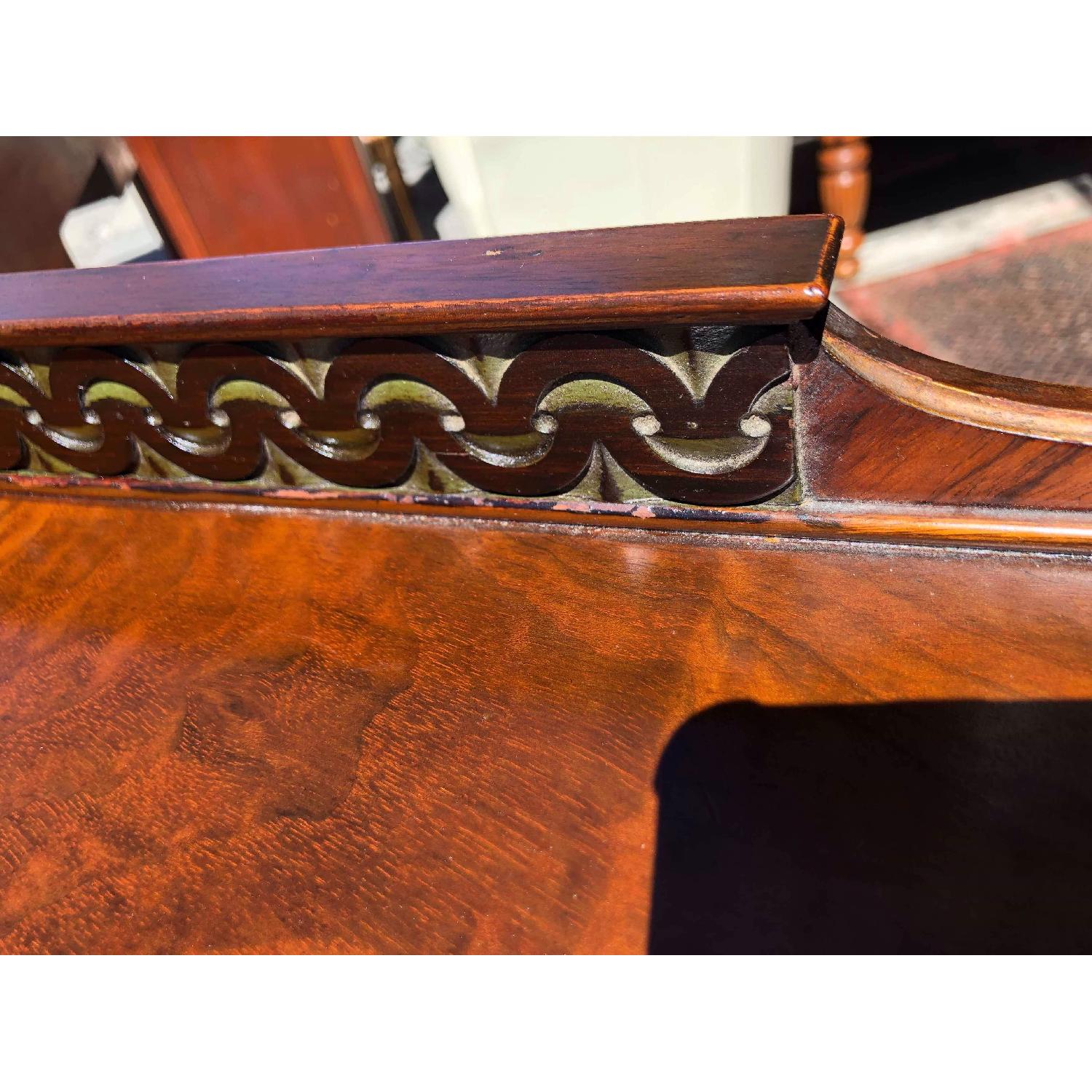 Antique 1920s Half Moon Inlaid Dresser w/ Original Handles - image-17