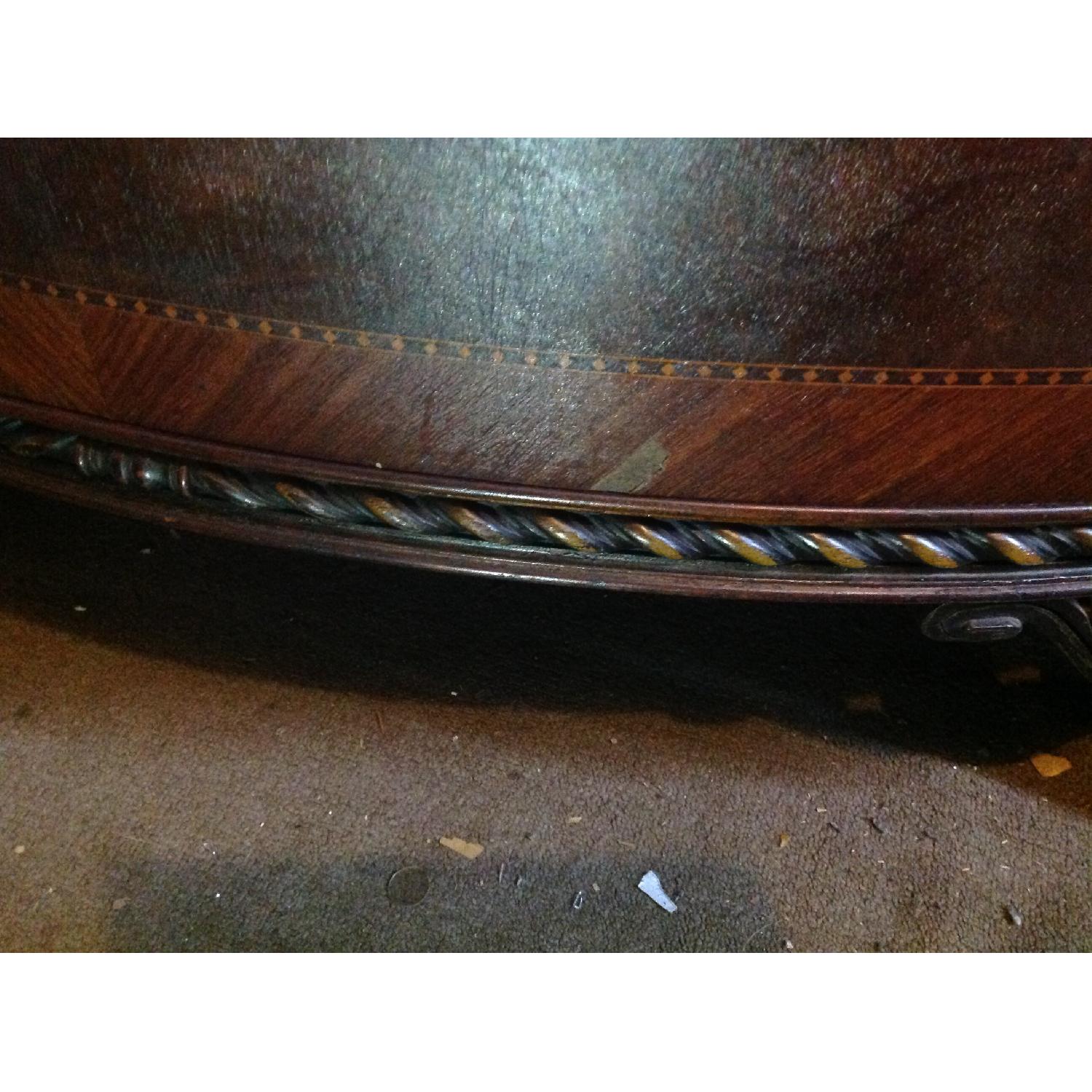 Antique 1920s Half Moon Inlaid Dresser w/ Original Handles - image-23