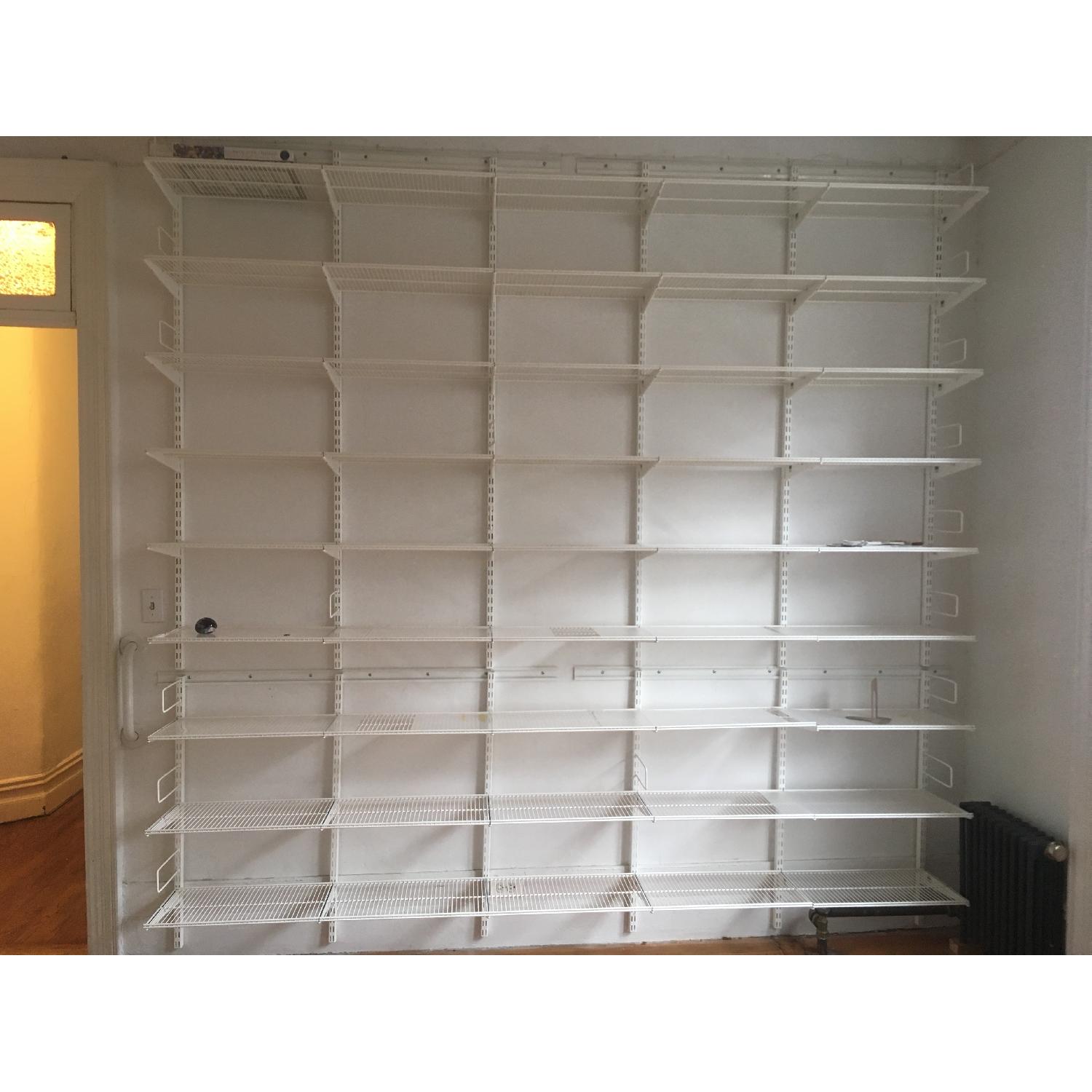 Container Store Elfa Shelving System AptDeco