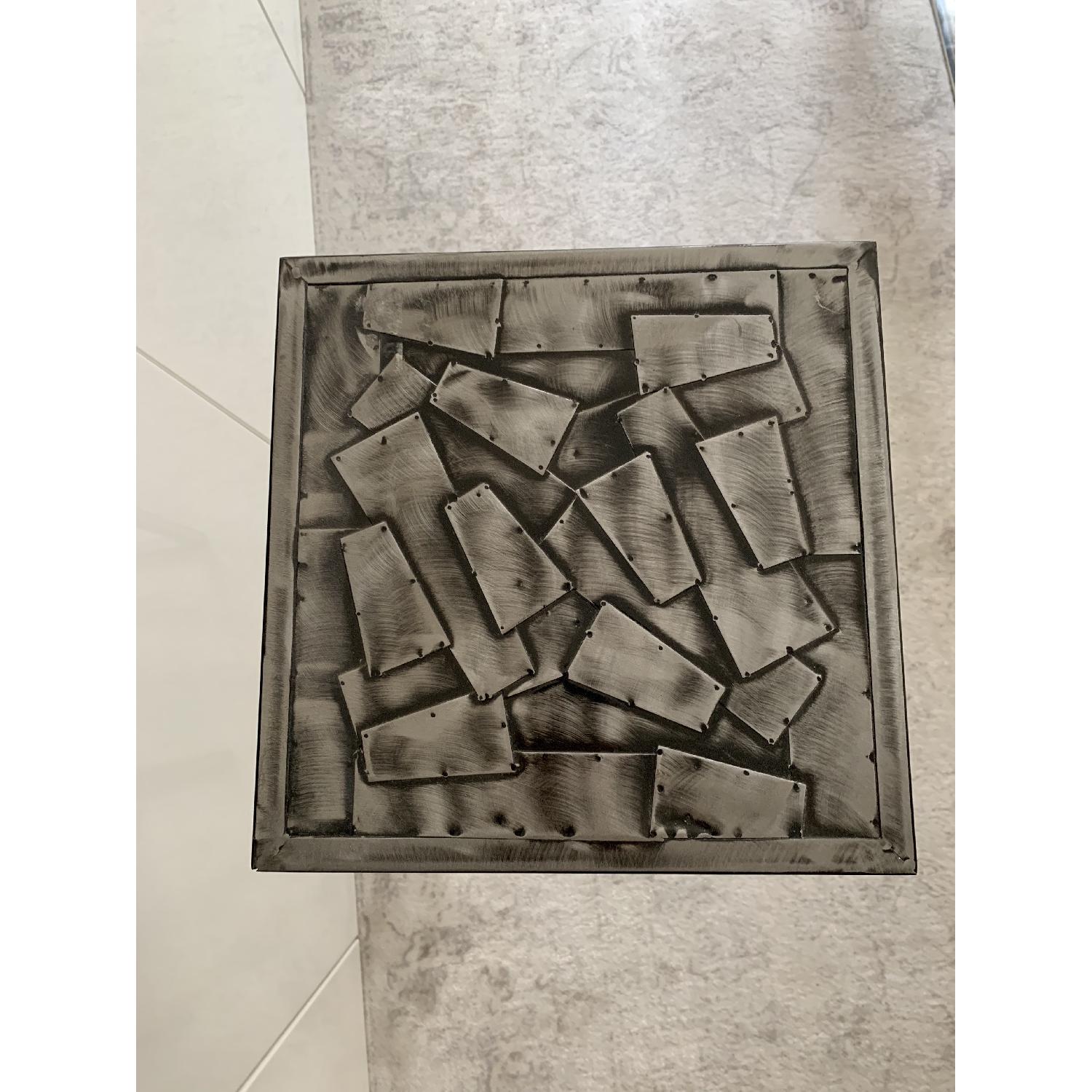Modern Metal Side Table - image-2