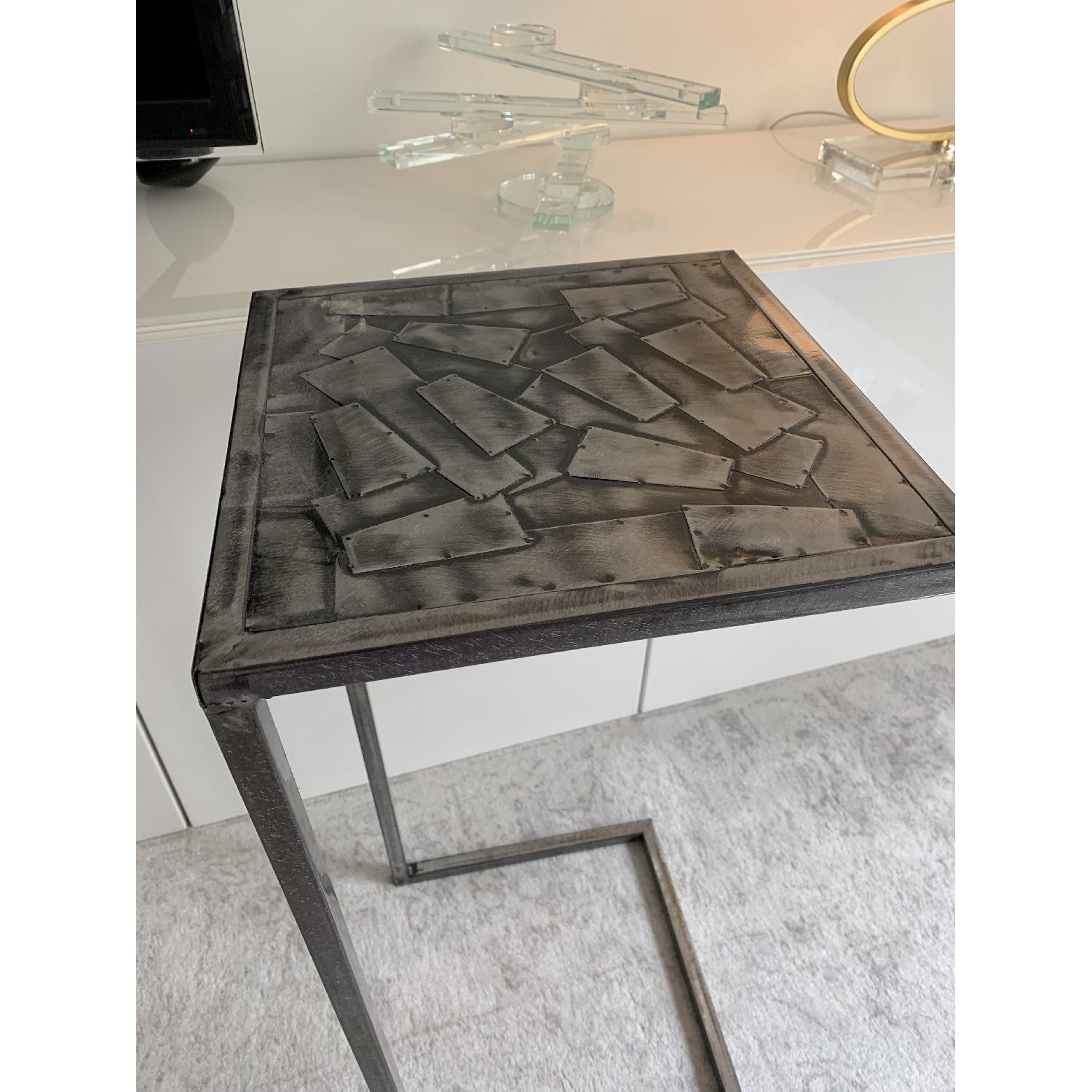 Modern Metal Side Table - image-4