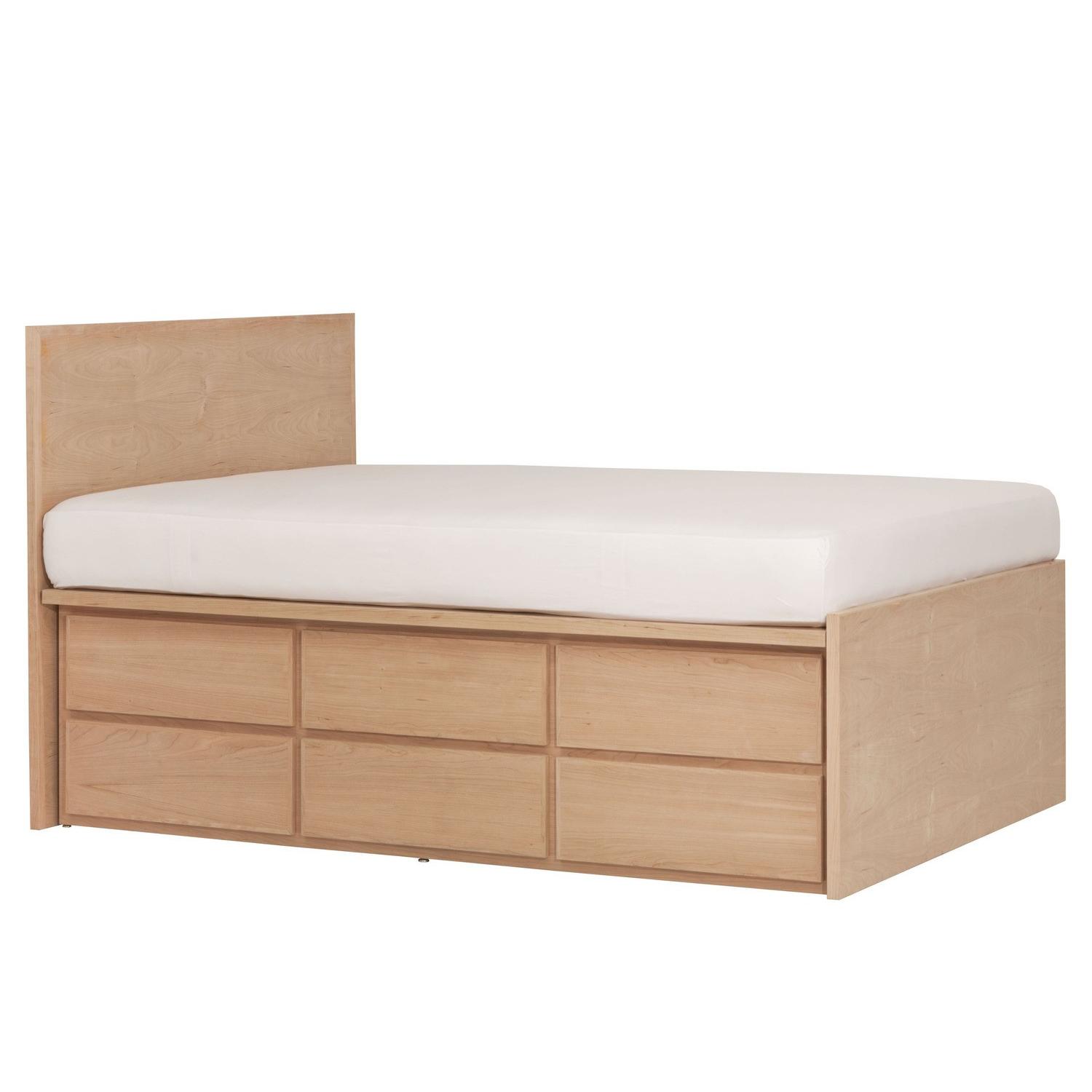 Urban Green Solid Maple Twin Storage Bed - image-0
