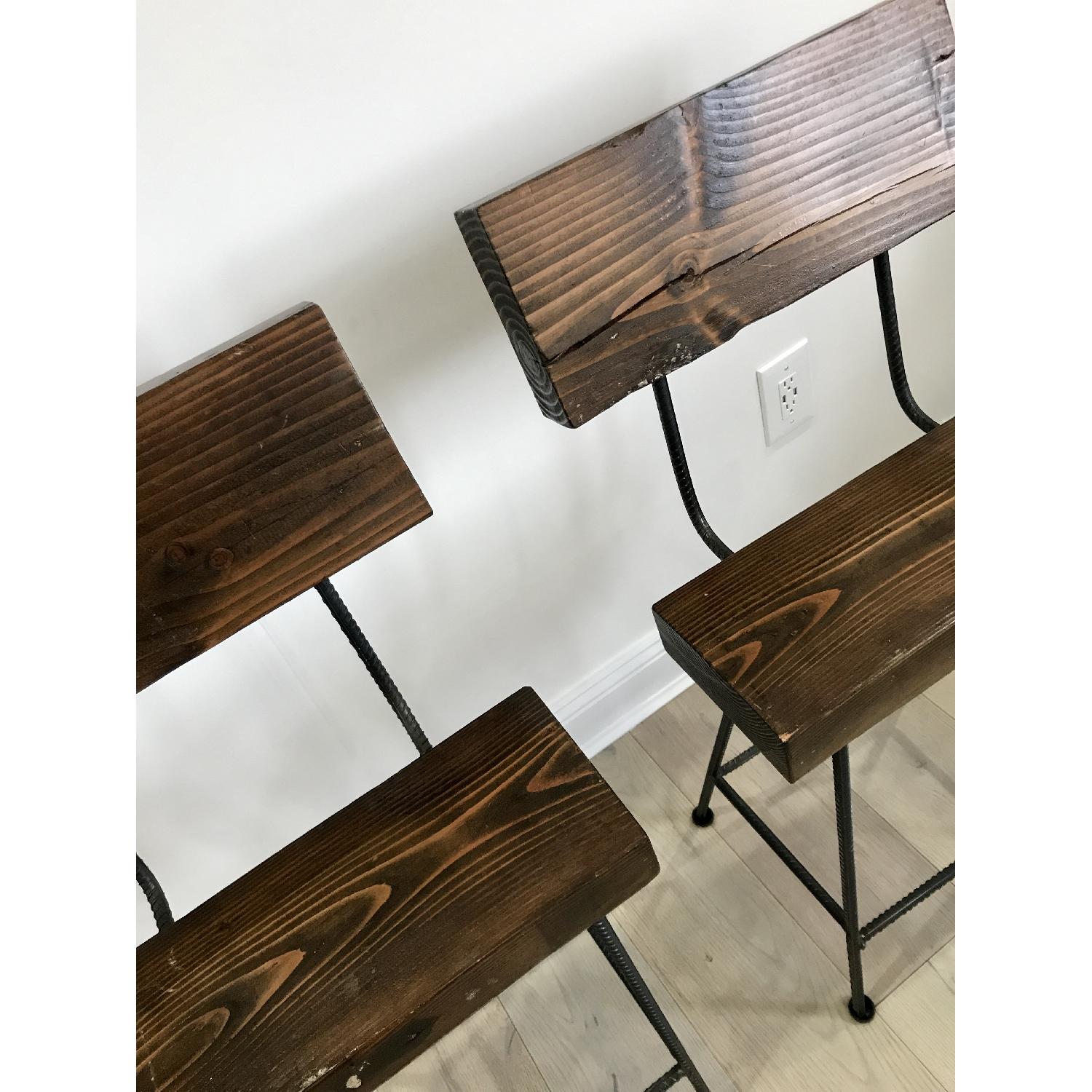 Custom Made Wooden Counter Stools - image-2