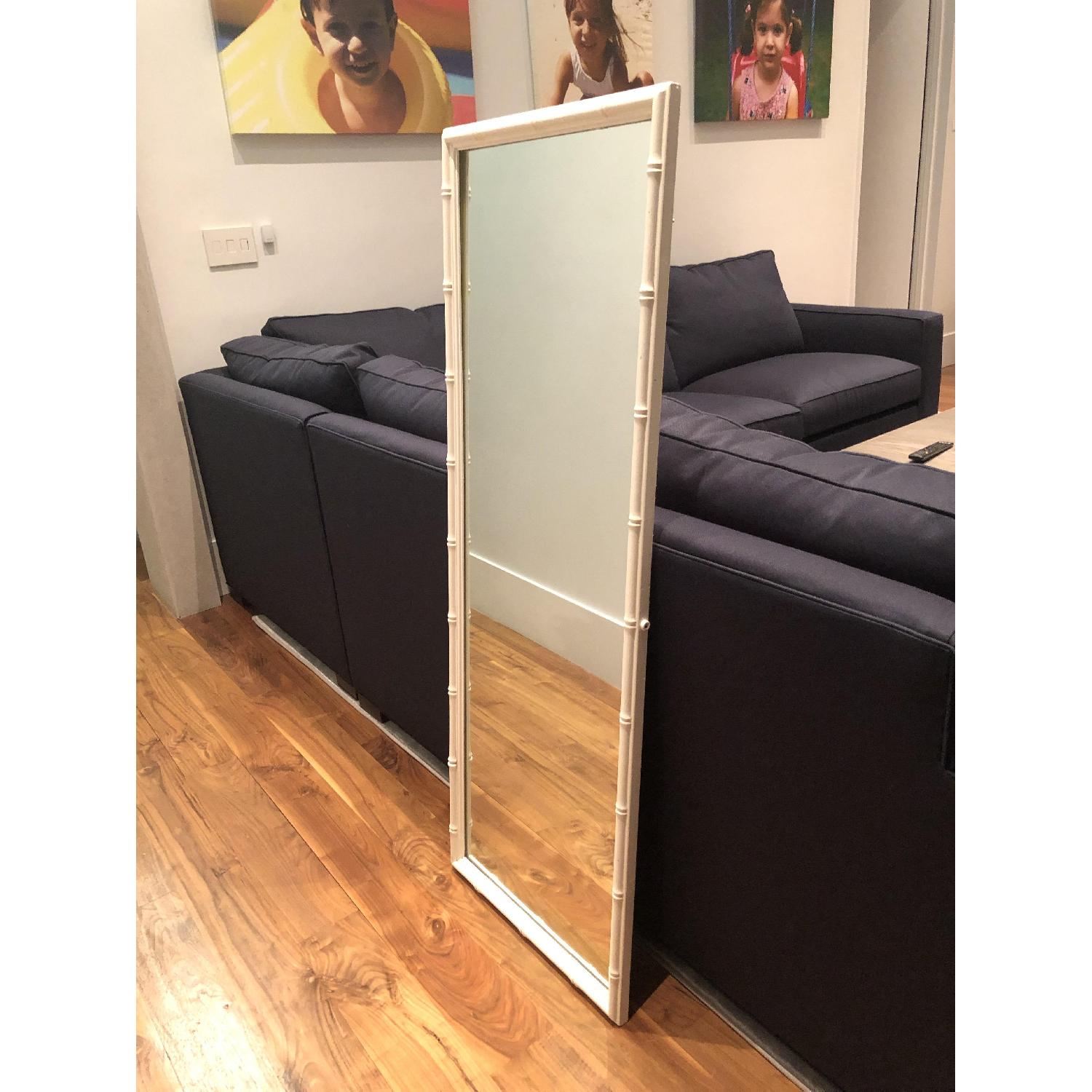 Vintage Bamboo Style Full Length Mirror - image-1