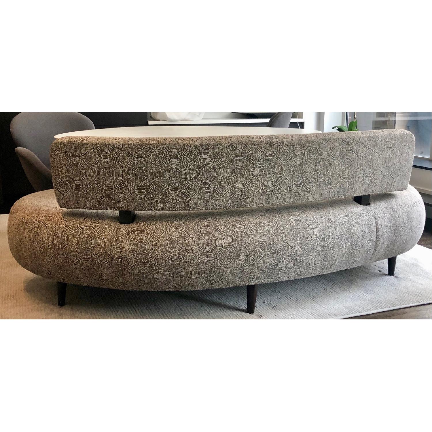Custom Mid-Century Style Curved Banquette - image-3