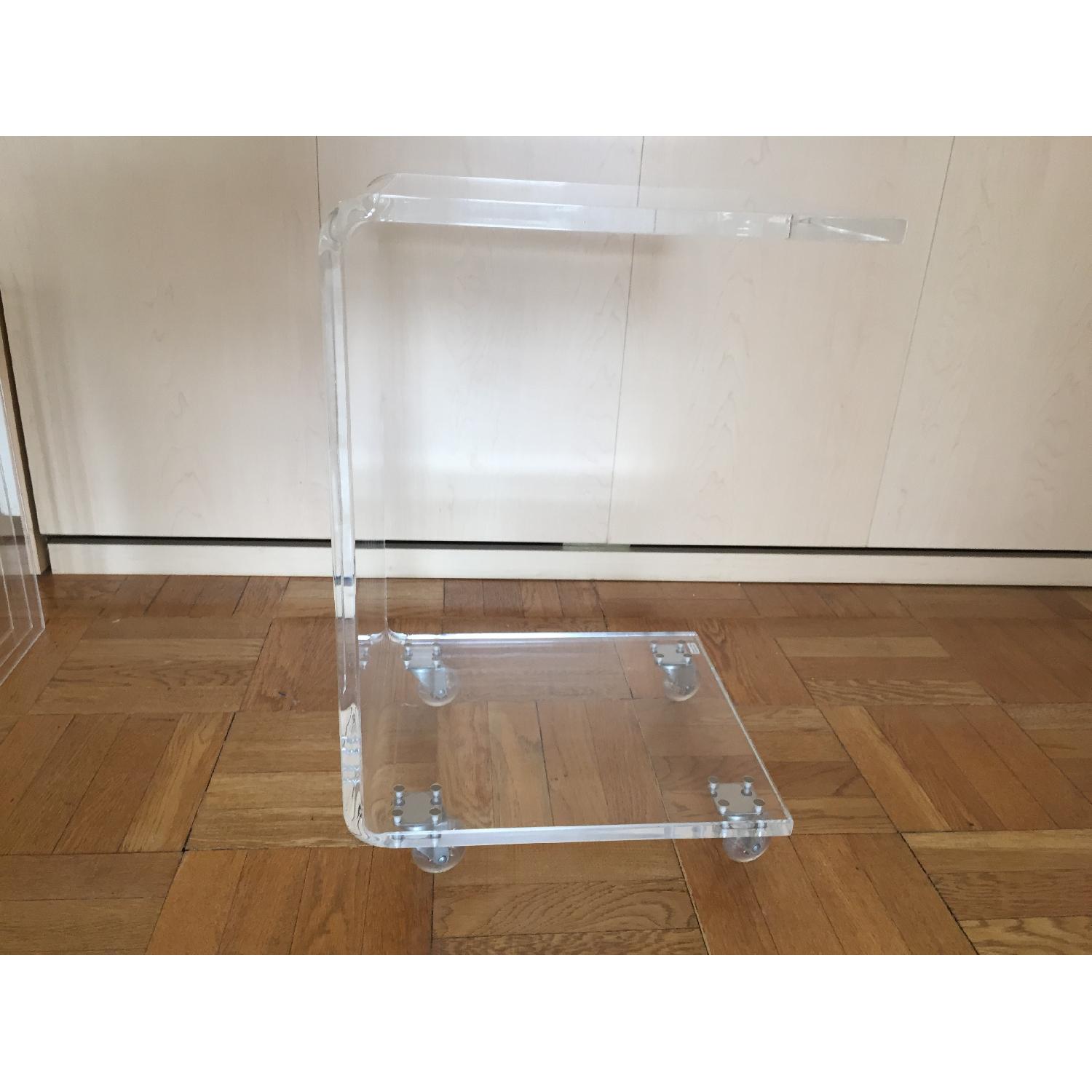 CB2 Peekaboo Acrylic C Table - image-2