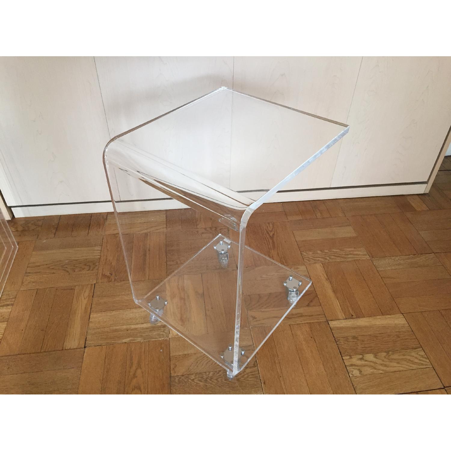 CB2 Peekaboo Acrylic C Table - image-4