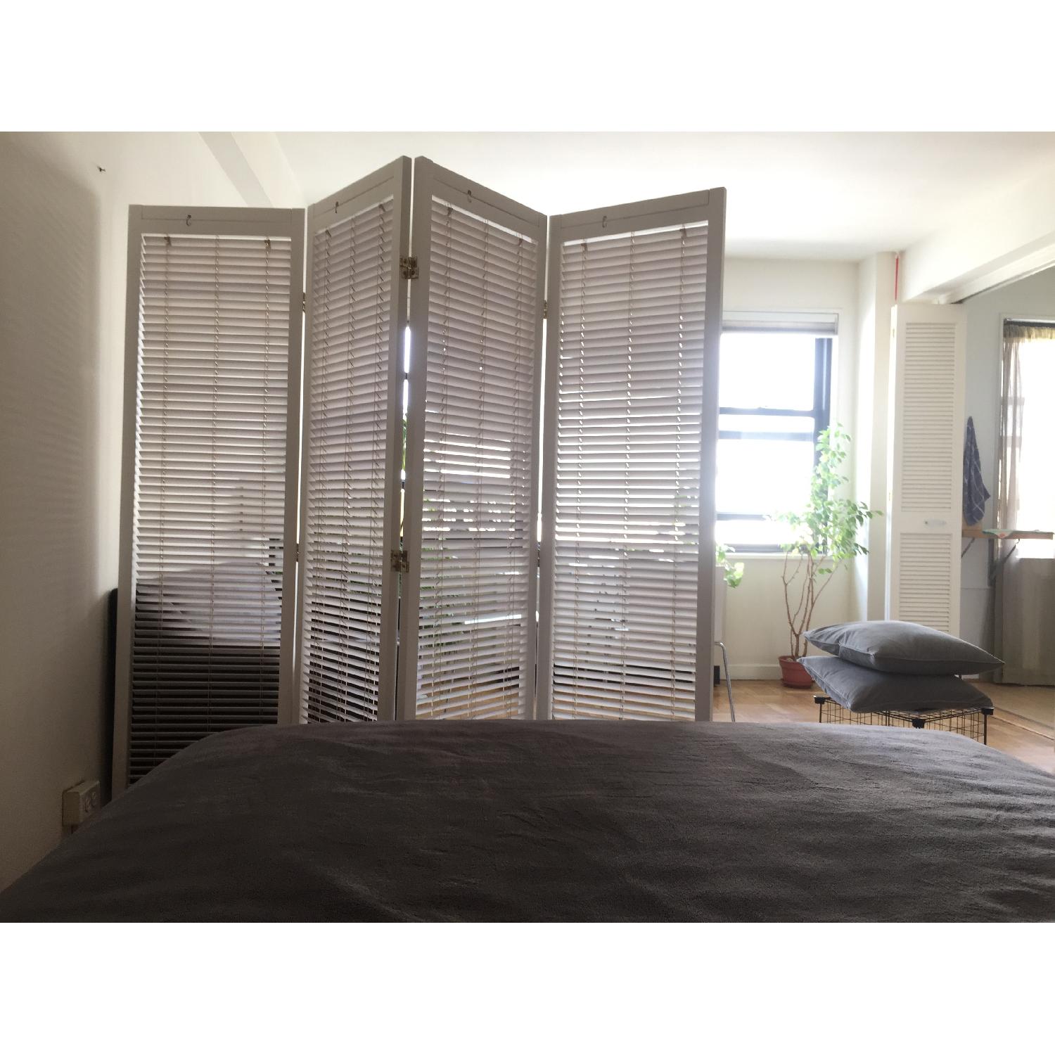 White 3 Panel Room Divider - image-10