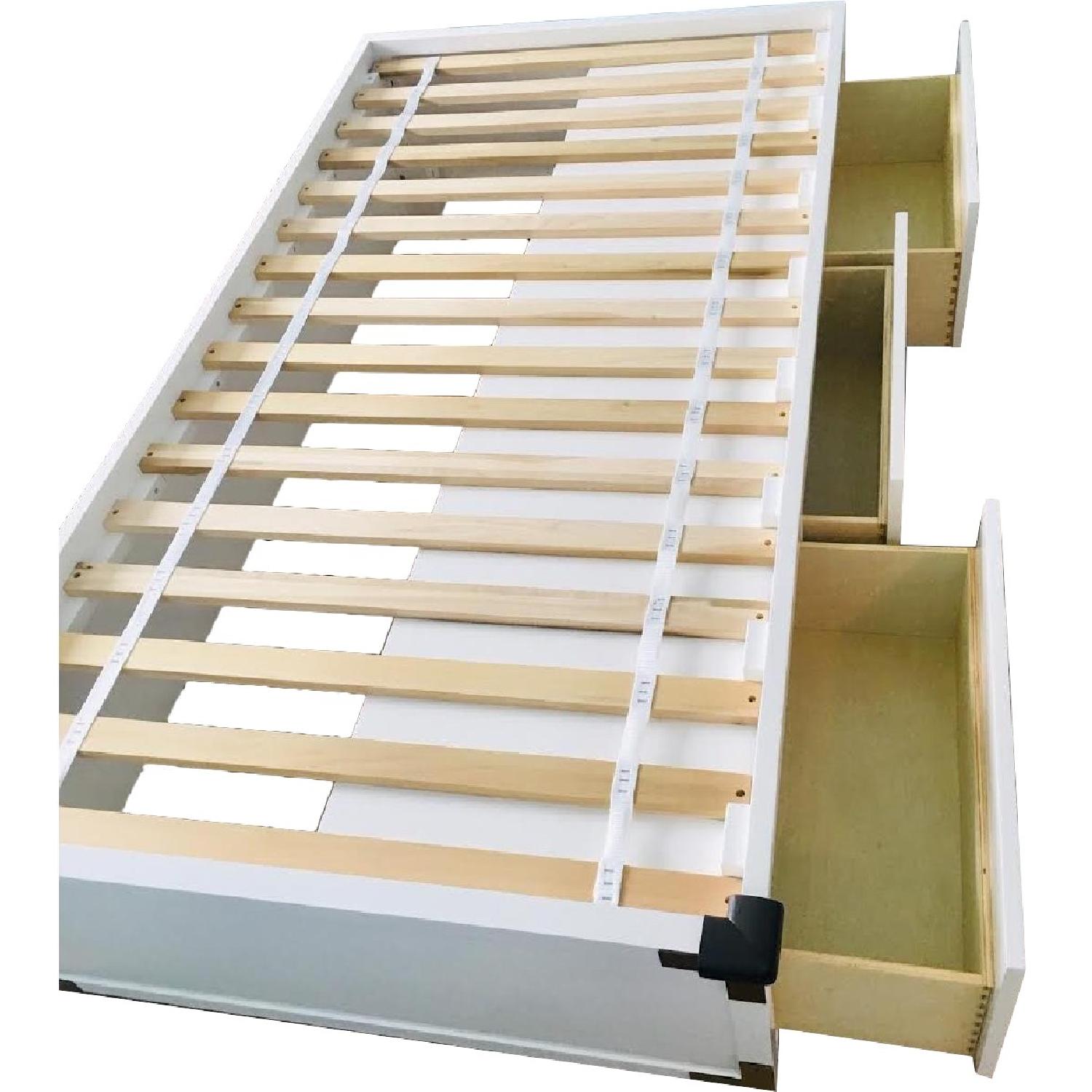 Pottery Barn Storage Twin Bed w/ 3 Drawers AptDeco