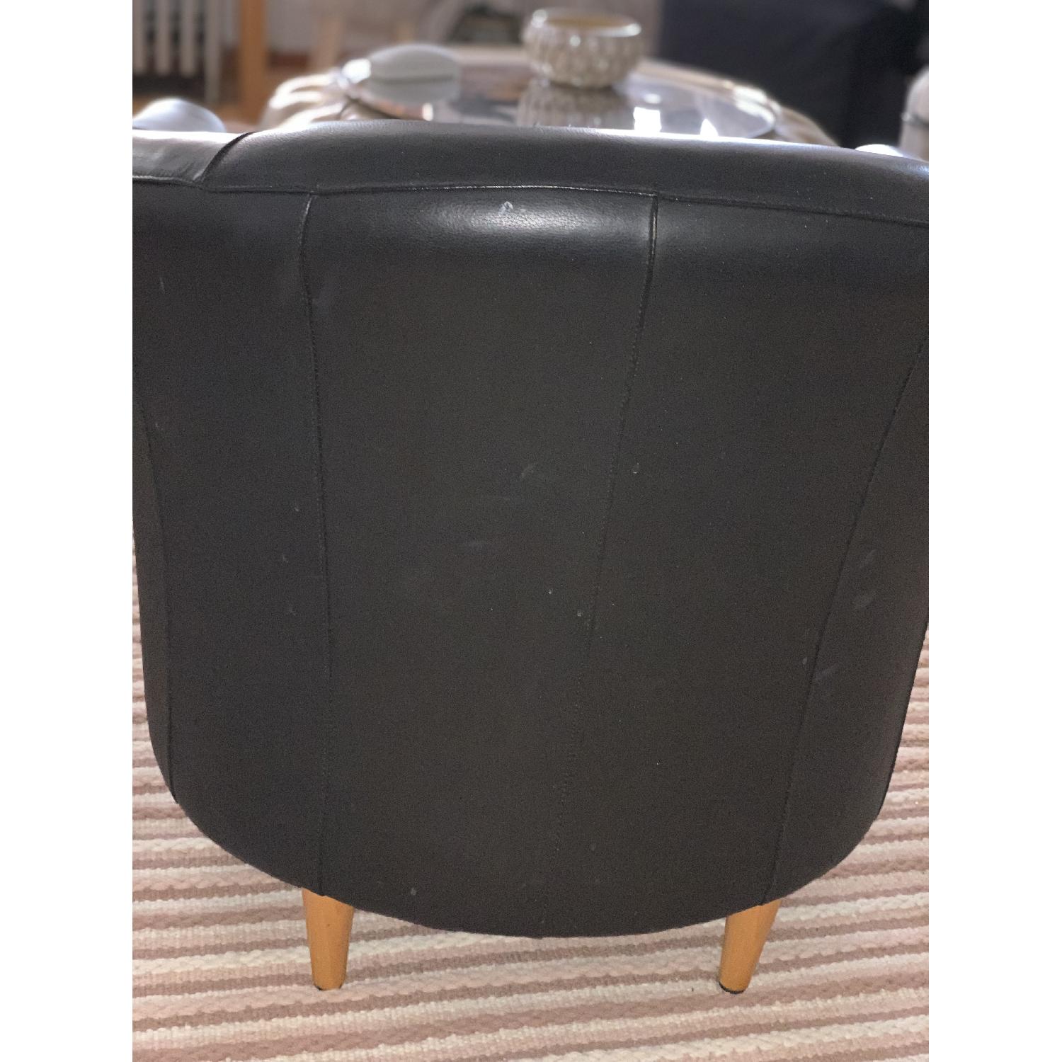 Ikea Faux Leather Tub Chair - image-4