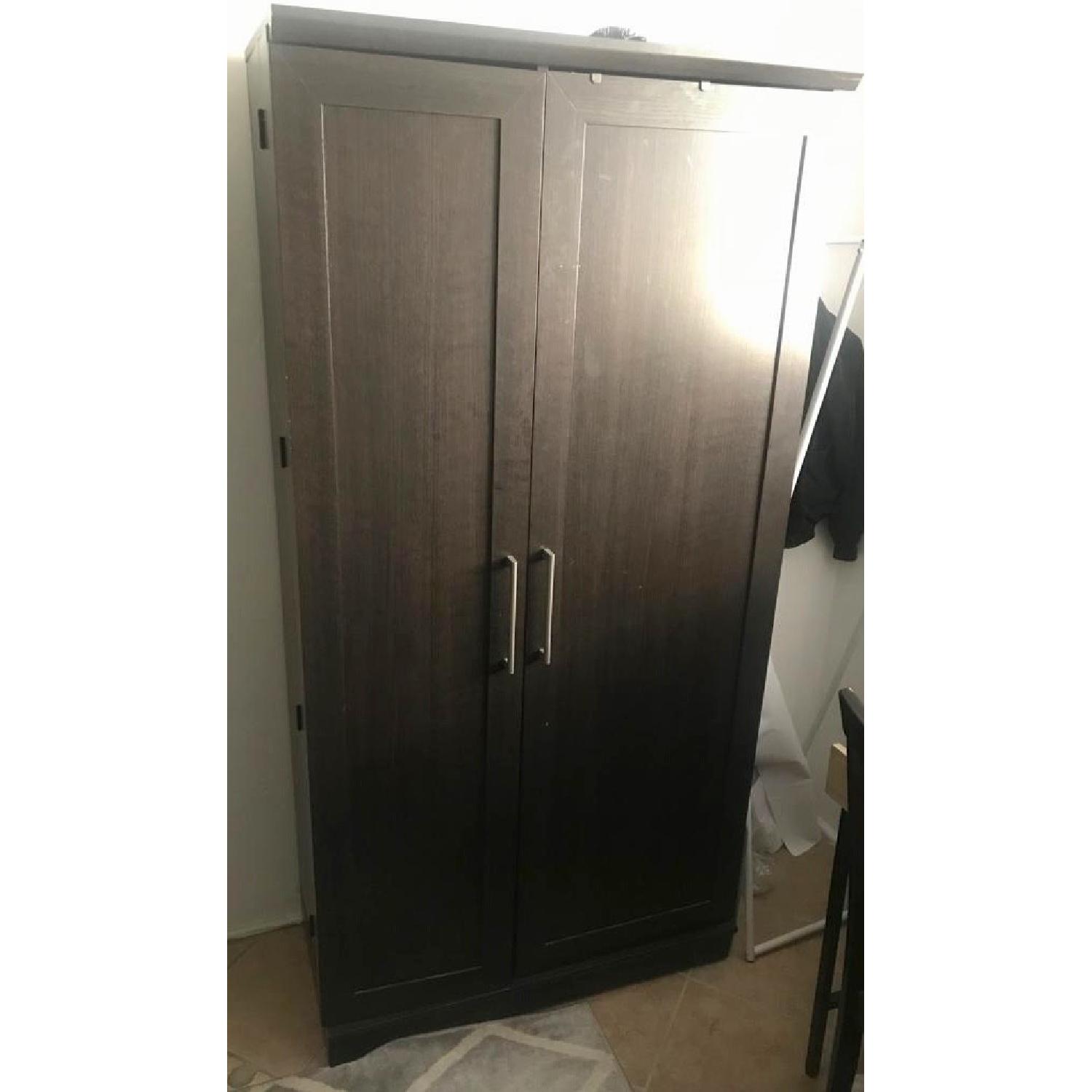 Dark Brown Wardrobe - image-1
