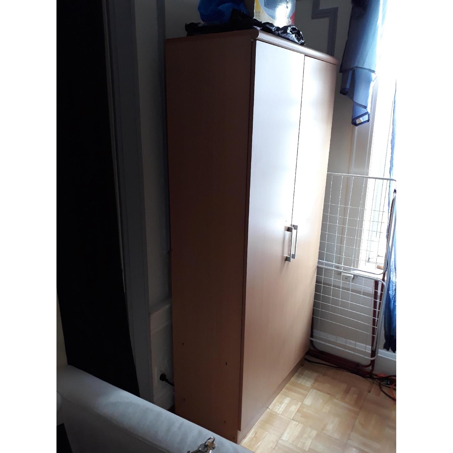 Natural Wood Wardrobe - image-2