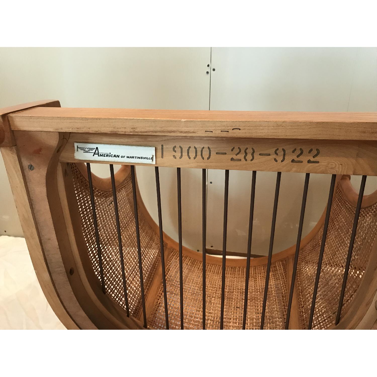 American of Martinsville Cane Barrel Chairs - image-10