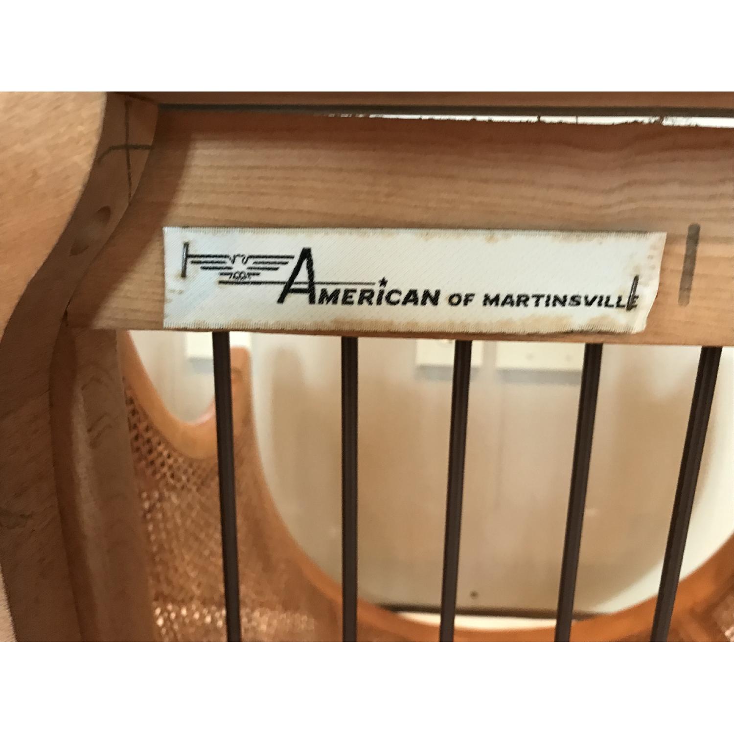 American of Martinsville Cane Barrel Chairs - image-11